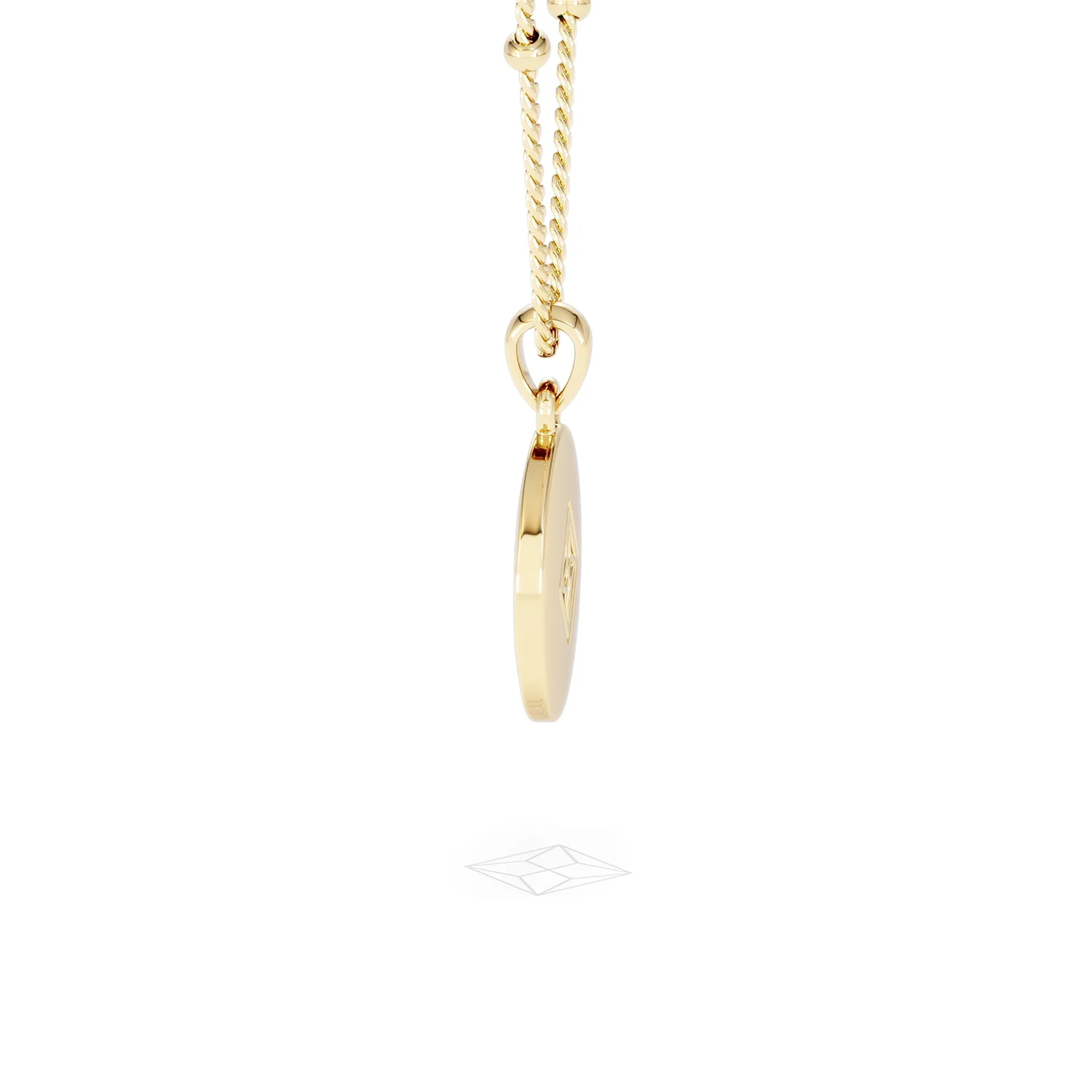Astrology Virgo 0.07ct Lab Grown Diamond Medallion Pendant Necklace in 18K Gold Vermeil - Image 67