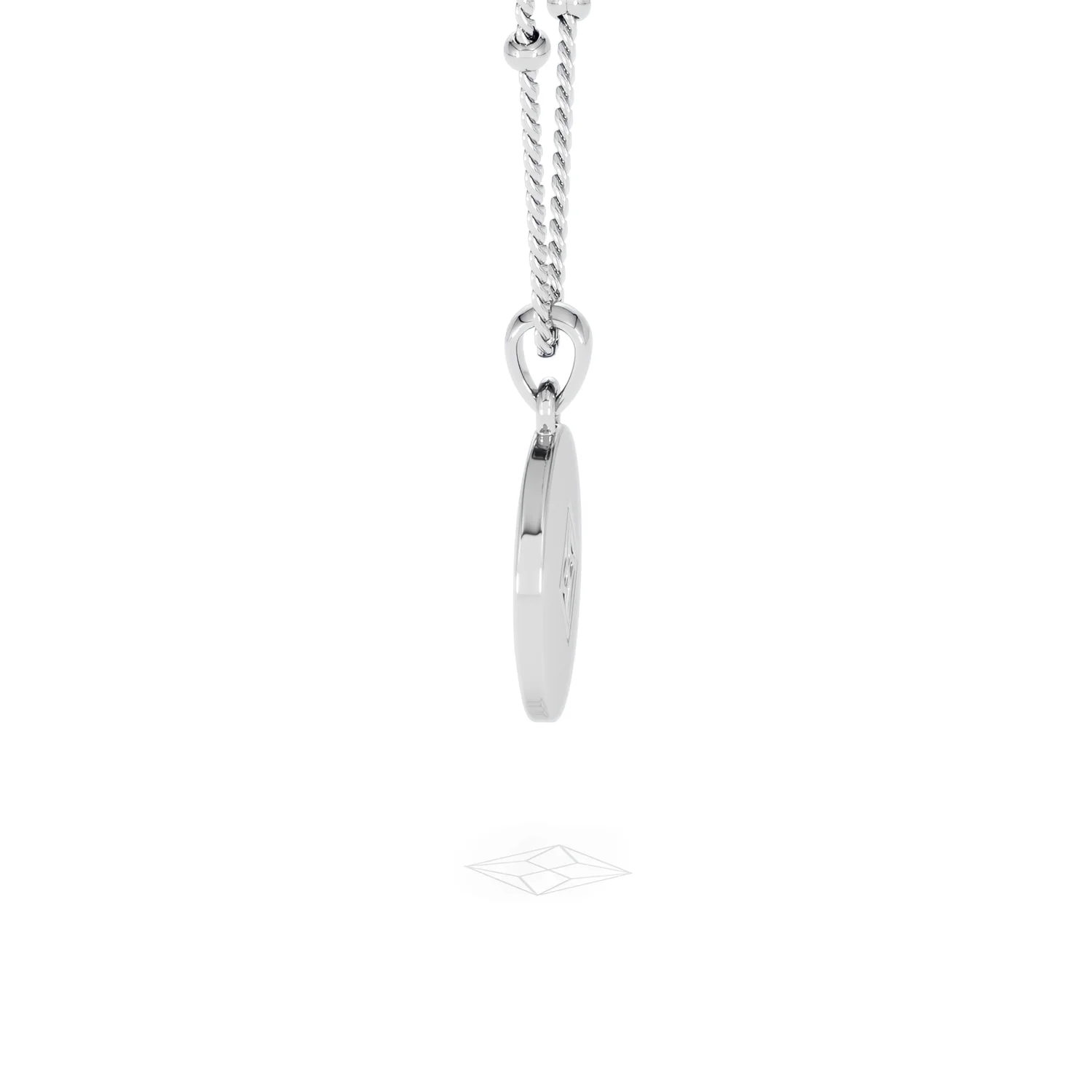 Astrology Virgo 0.07ct Lab Grown Diamond Medallion Pendant Necklace in Sterling Silver - Image 67