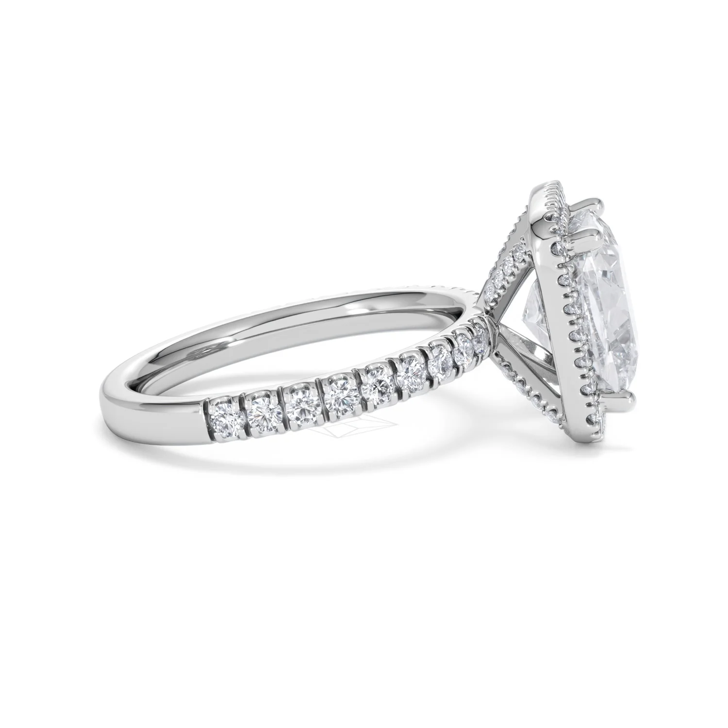 Beatrice 5.75ct Lab Diamond Cushion Cut Engagement Ring in Platinum G/VS1 - Image 29
