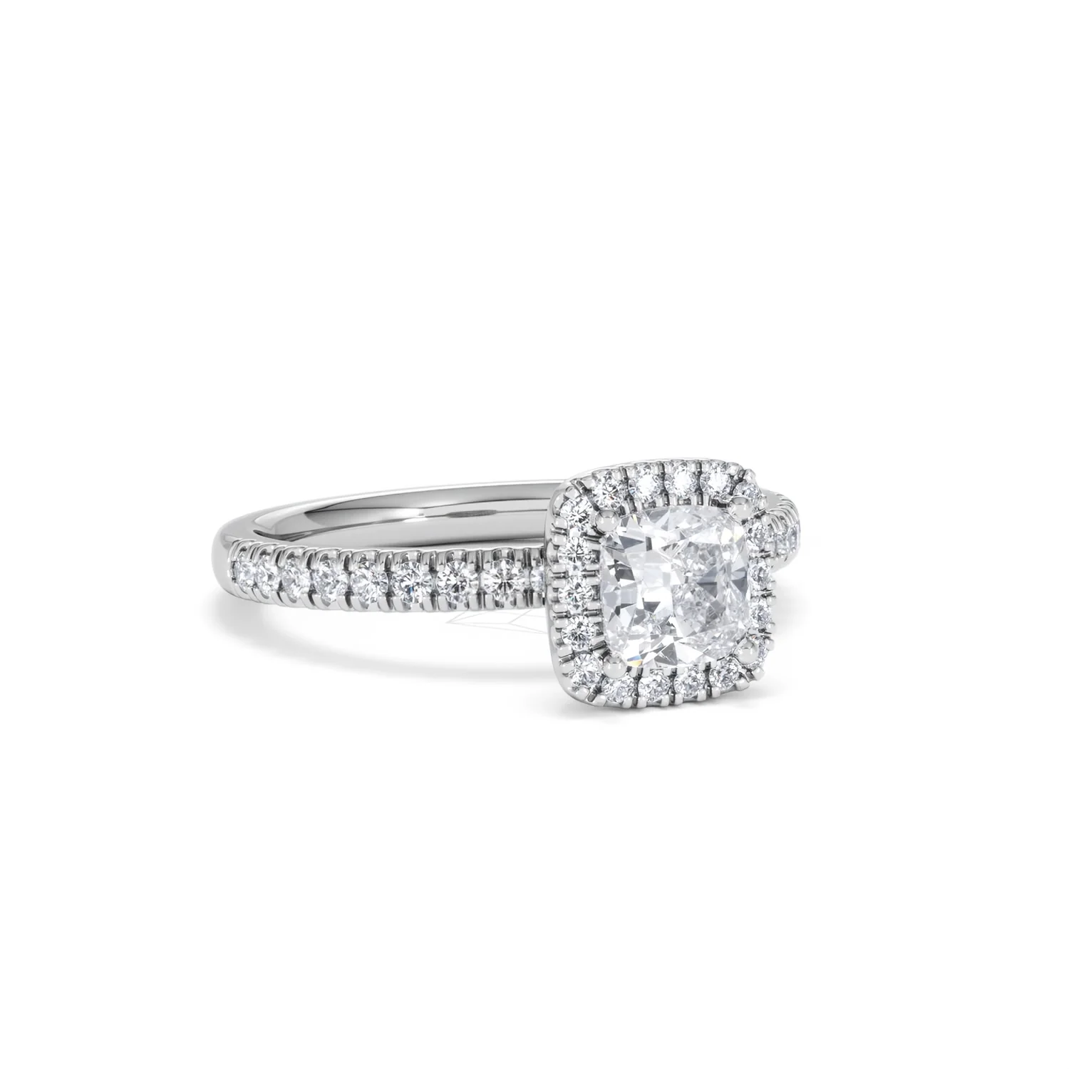 Beatrice GIA Diamond Halo Engagement Ring 18K White Gold 1.25ct G/SI2 - Image 13