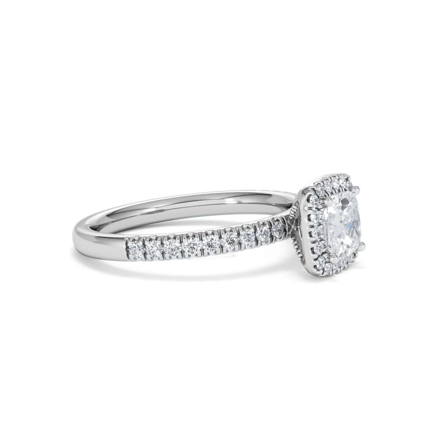 Beatrice GIA Diamond Halo Engagement Ring 18K White Gold 1.25ct G/SI2 - Image 21