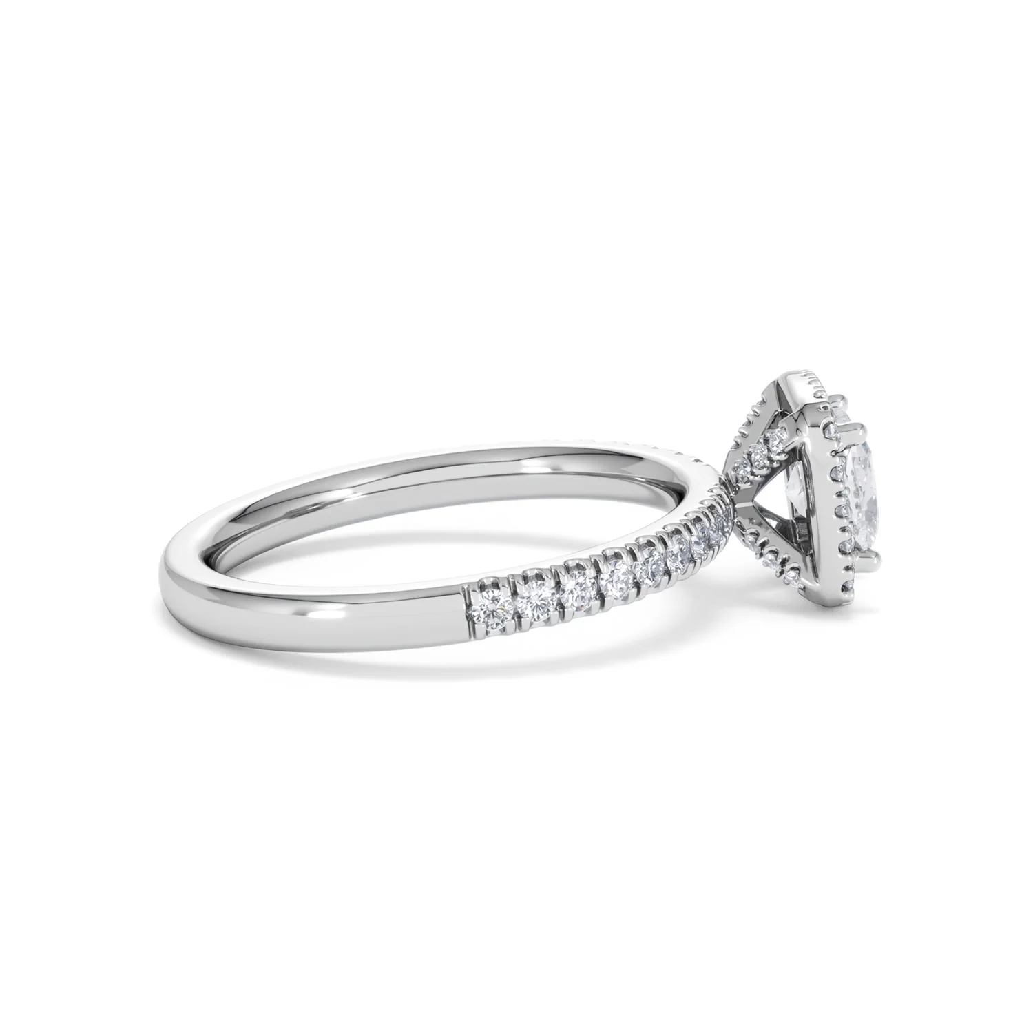 Beatrice GIA Diamond Halo Engagement Ring 18K White Gold 1.25ct G/SI2 - Image 29