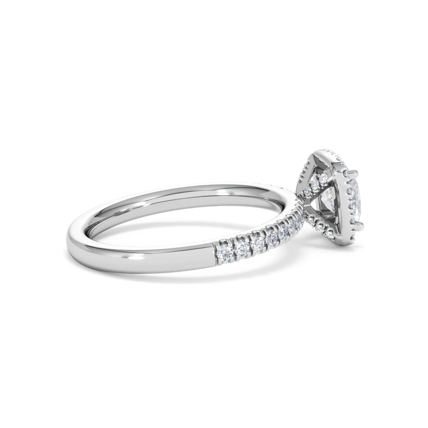 Beatrice GIA Diamond Halo Engagement Ring 18K White Gold 1.25ct G/SI2 - Image 31