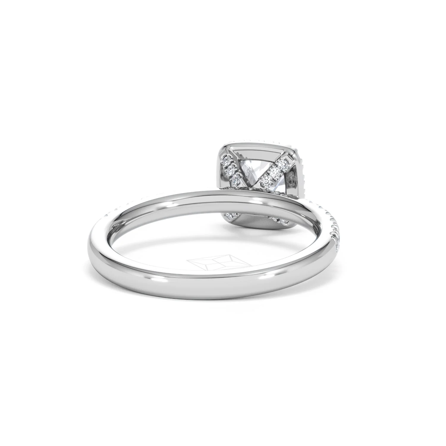 Beatrice GIA Diamond Halo Engagement Ring 18K White Gold 1.25ct G/SI2 - Image 44
