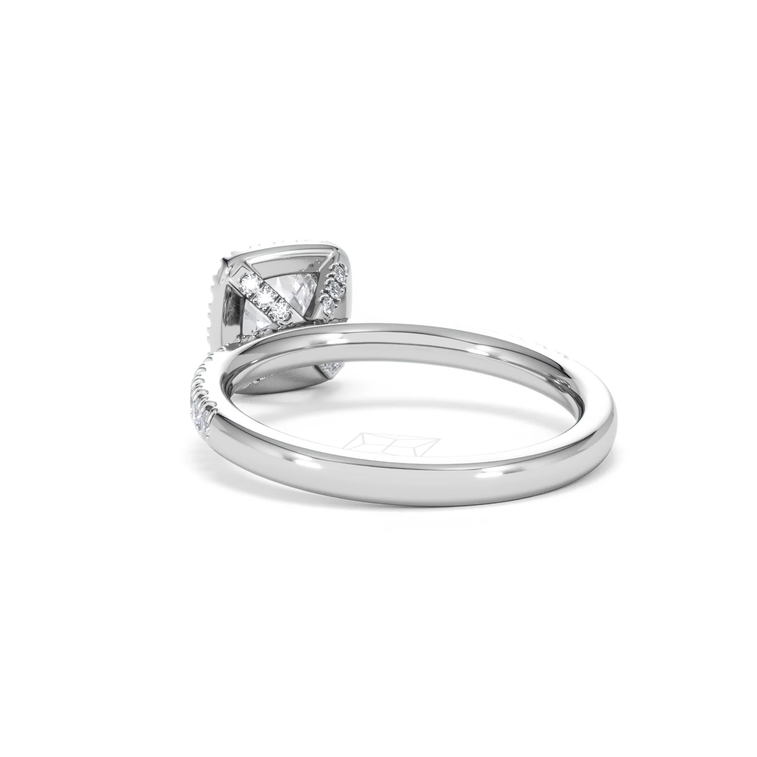Beatrice GIA Diamond Halo Engagement Ring 18K White Gold 1.25ct G/SI2 - Image 54