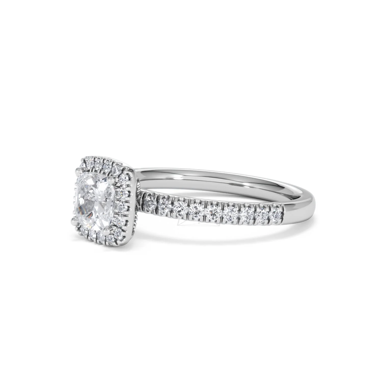 Beatrice GIA Diamond Halo Engagement Ring 18K White Gold 1.25ct G/SI2 - Image 77