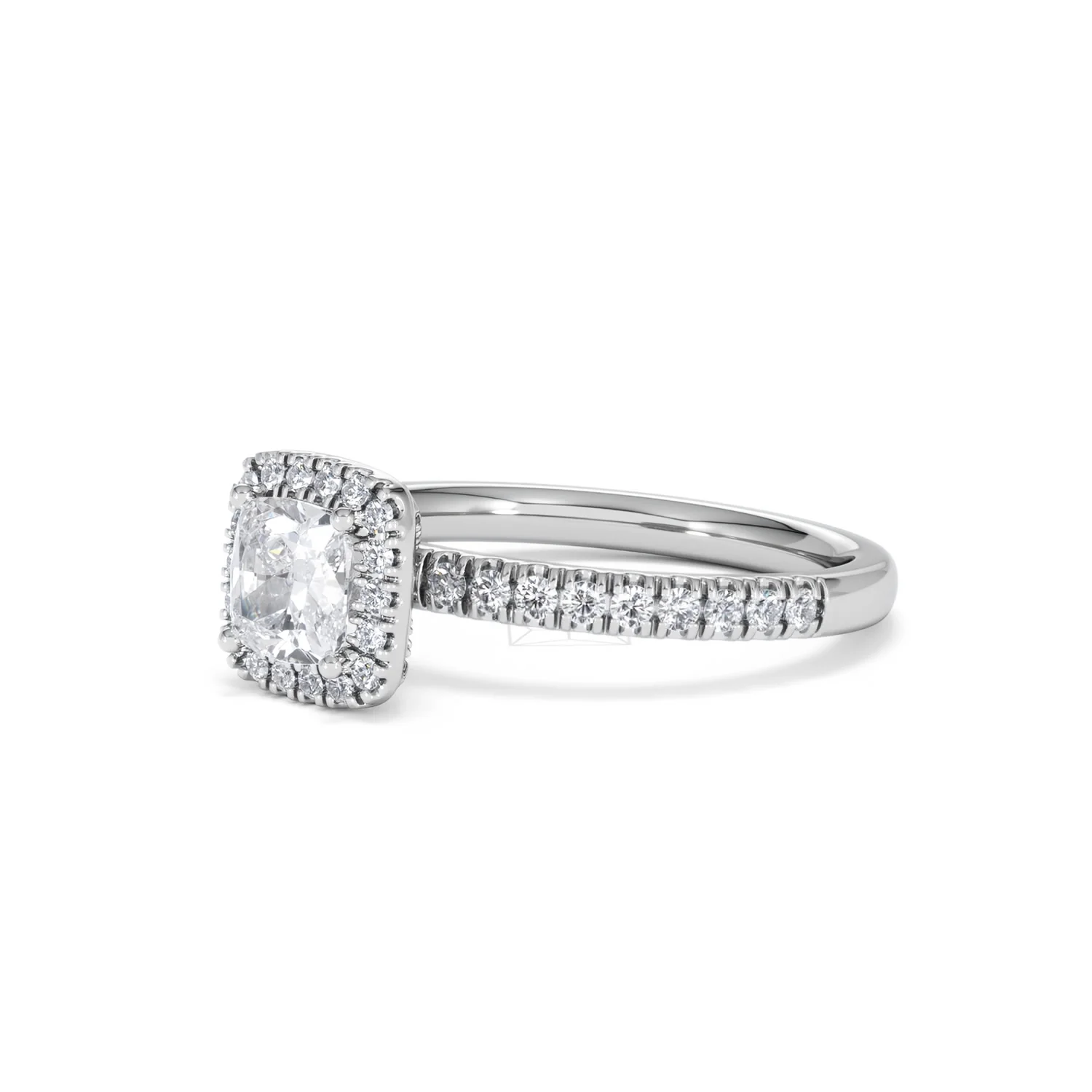 Beatrice GIA Diamond Halo Engagement Ring 18K White Gold 1.25ct G/SI2 - Image 78