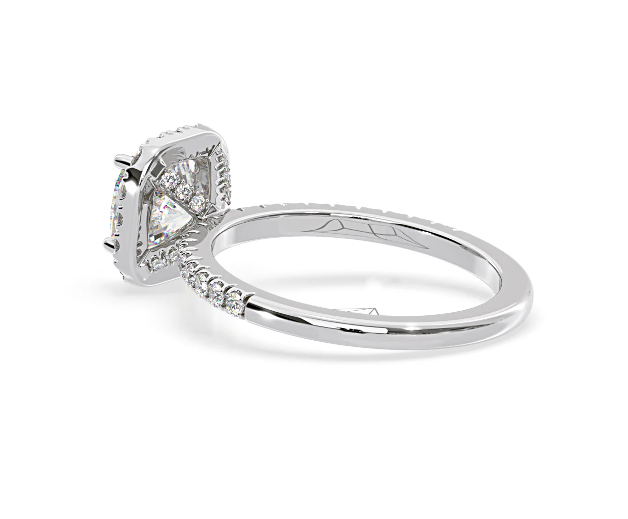 Beatrice GIA Diamond Halo Engagement Ring 18K White Gold 1.48ct G/SI2 - Image 35