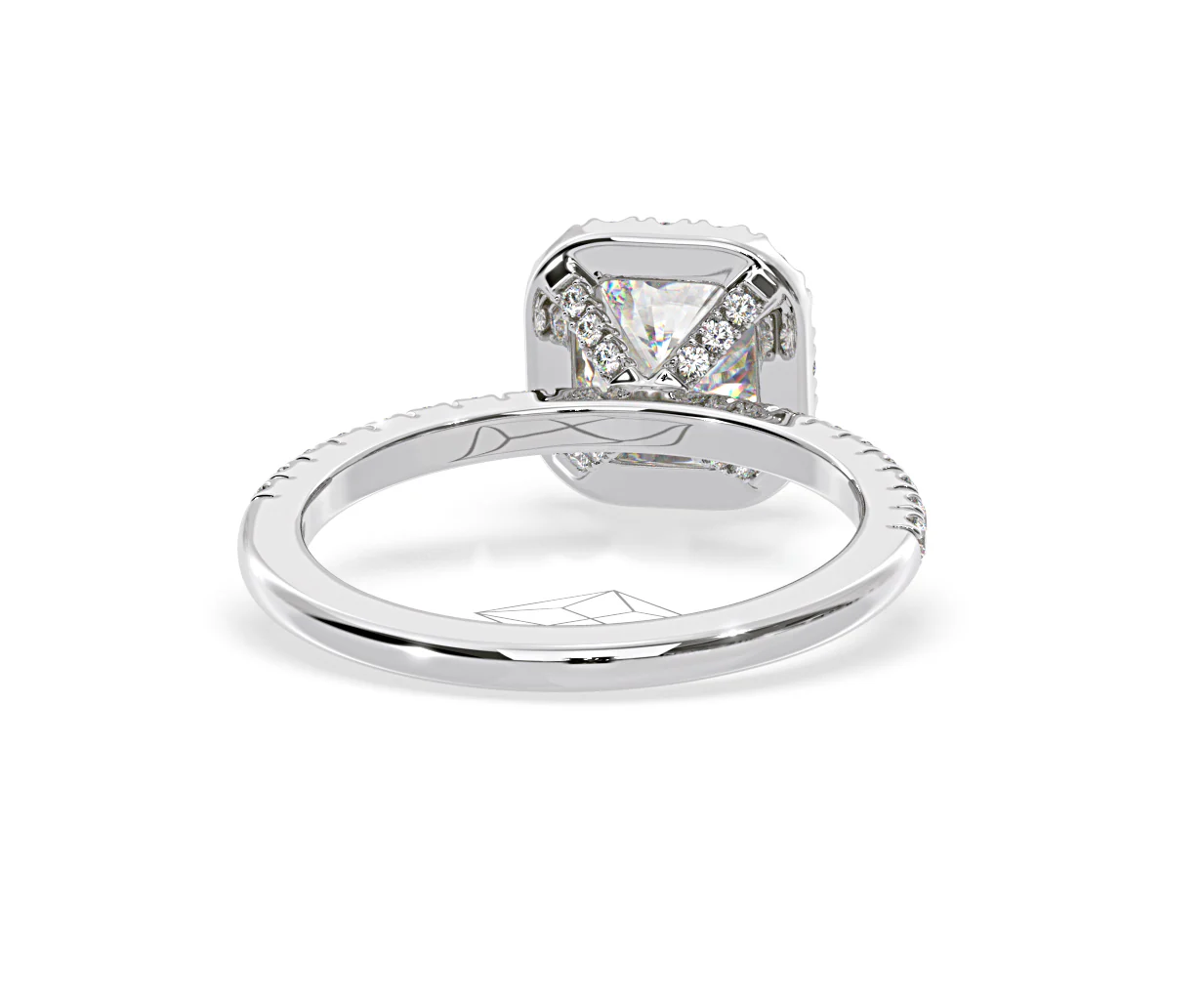 Beatrice GIA Diamond Halo Engagement Ring 18K White Gold 1.48ct G/SI2 - Image 49