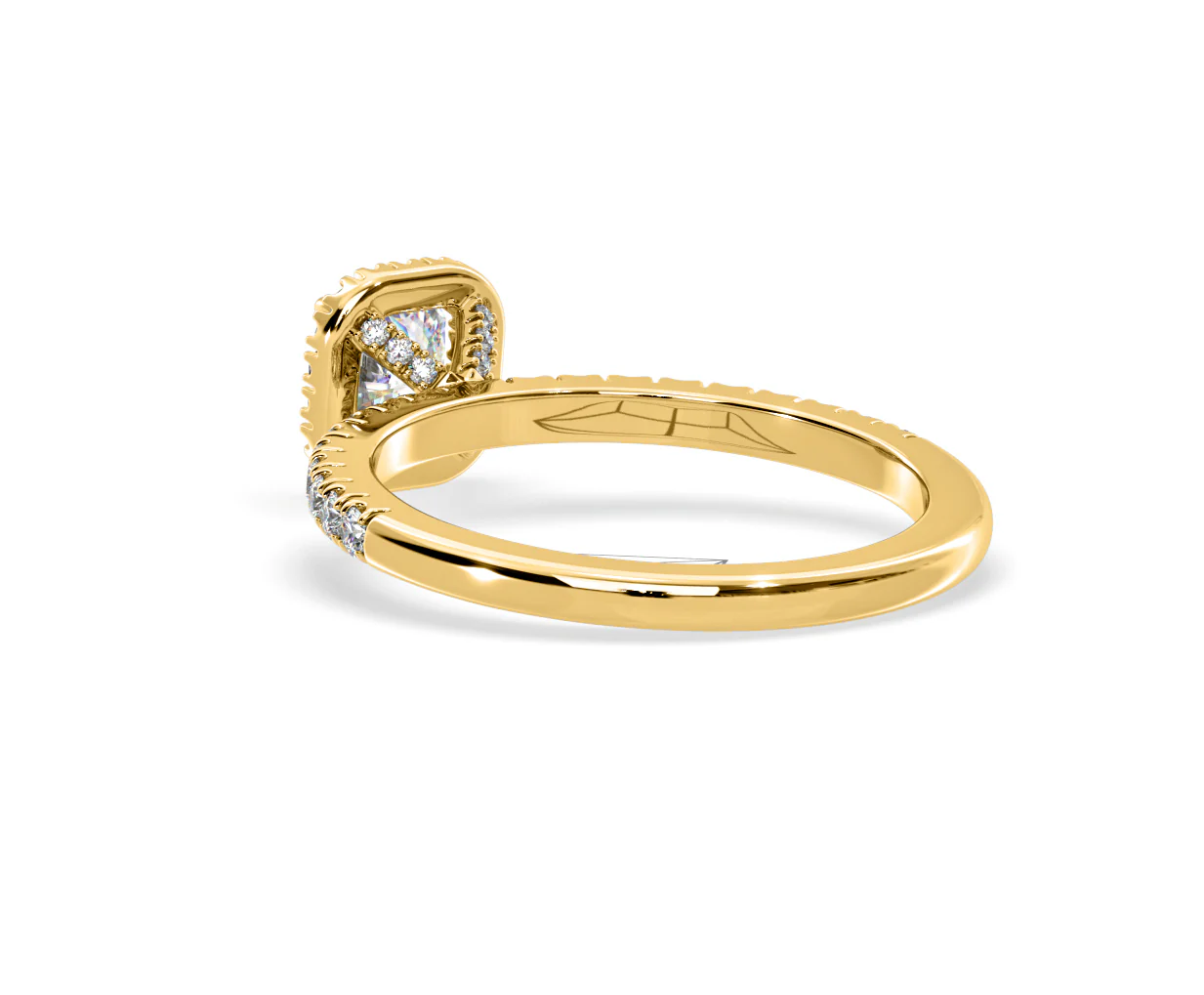 Beatrice GIA Diamond Halo Engagement Ring in 18K Gold 1.25ct G/SI2 - Image 120