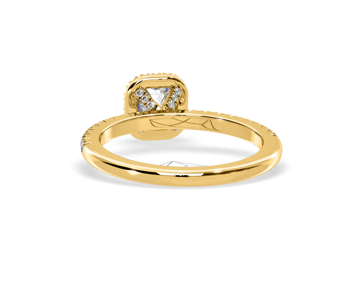 Beatrice GIA Diamond Halo Engagement Ring in 18K Gold 1.25ct G/SI2 - Image 125