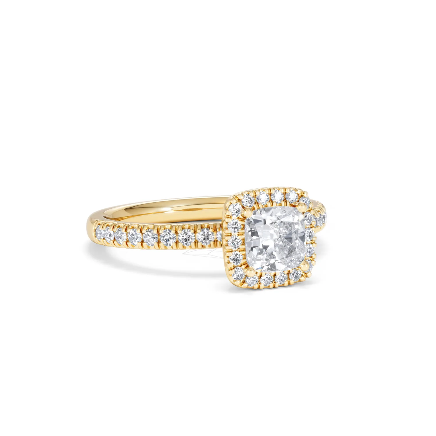 Beatrice GIA Diamond Halo Engagement Ring in 18K Gold 1.25ct G/SI2 - Image 13