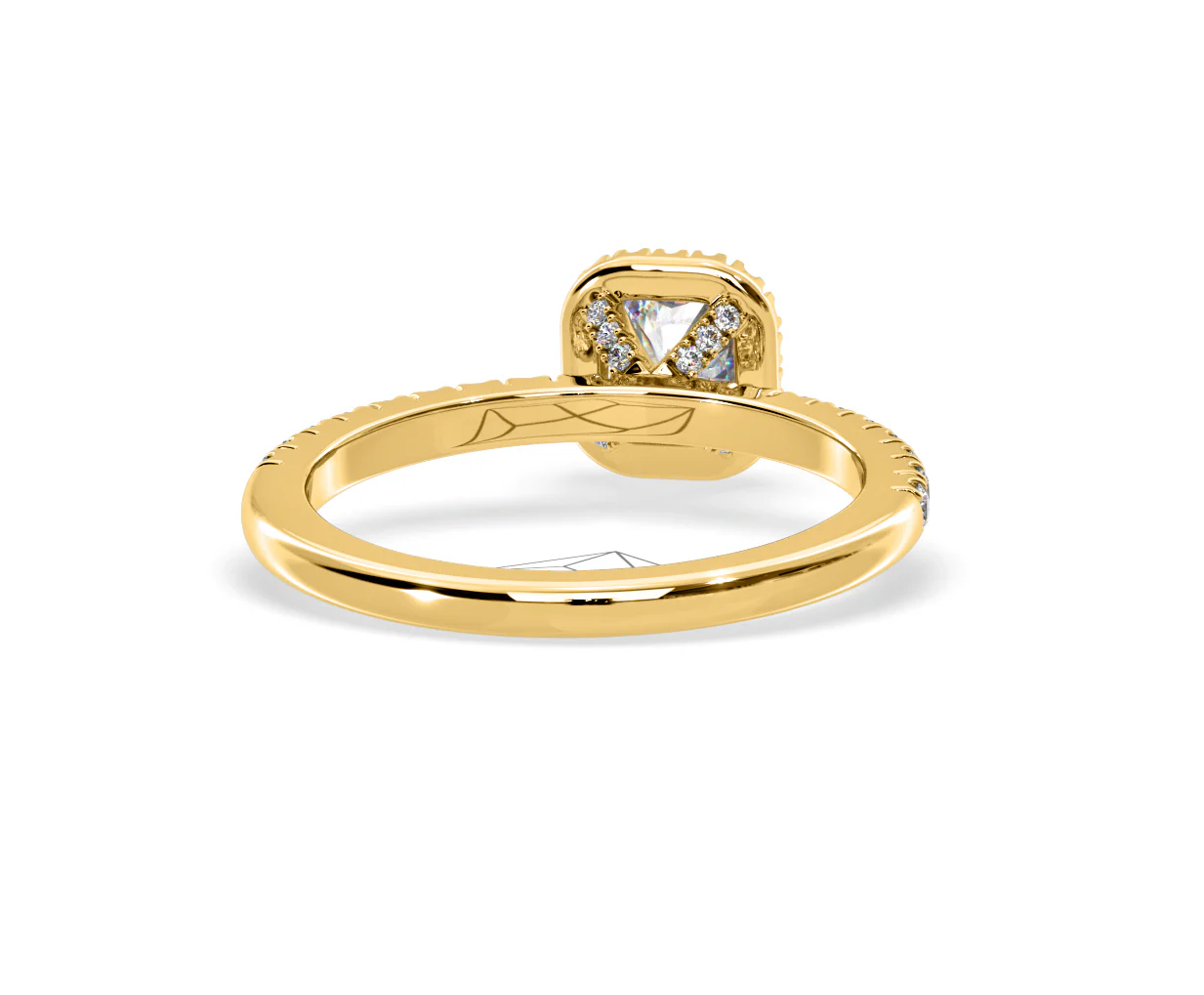Beatrice GIA Diamond Halo Engagement Ring in 18K Gold 1.25ct G/SI2 - Image 130