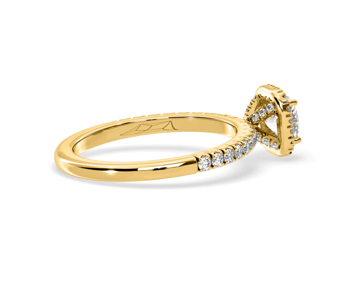 Beatrice GIA Diamond Halo Engagement Ring in 18K Gold 1.25ct G/SI2 - Image 142
