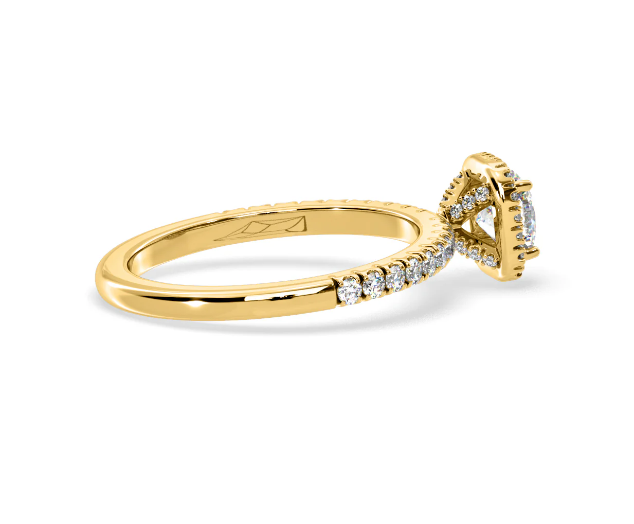 Beatrice GIA Diamond Halo Engagement Ring in 18K Gold 1.25ct G/SI2 - Image 143