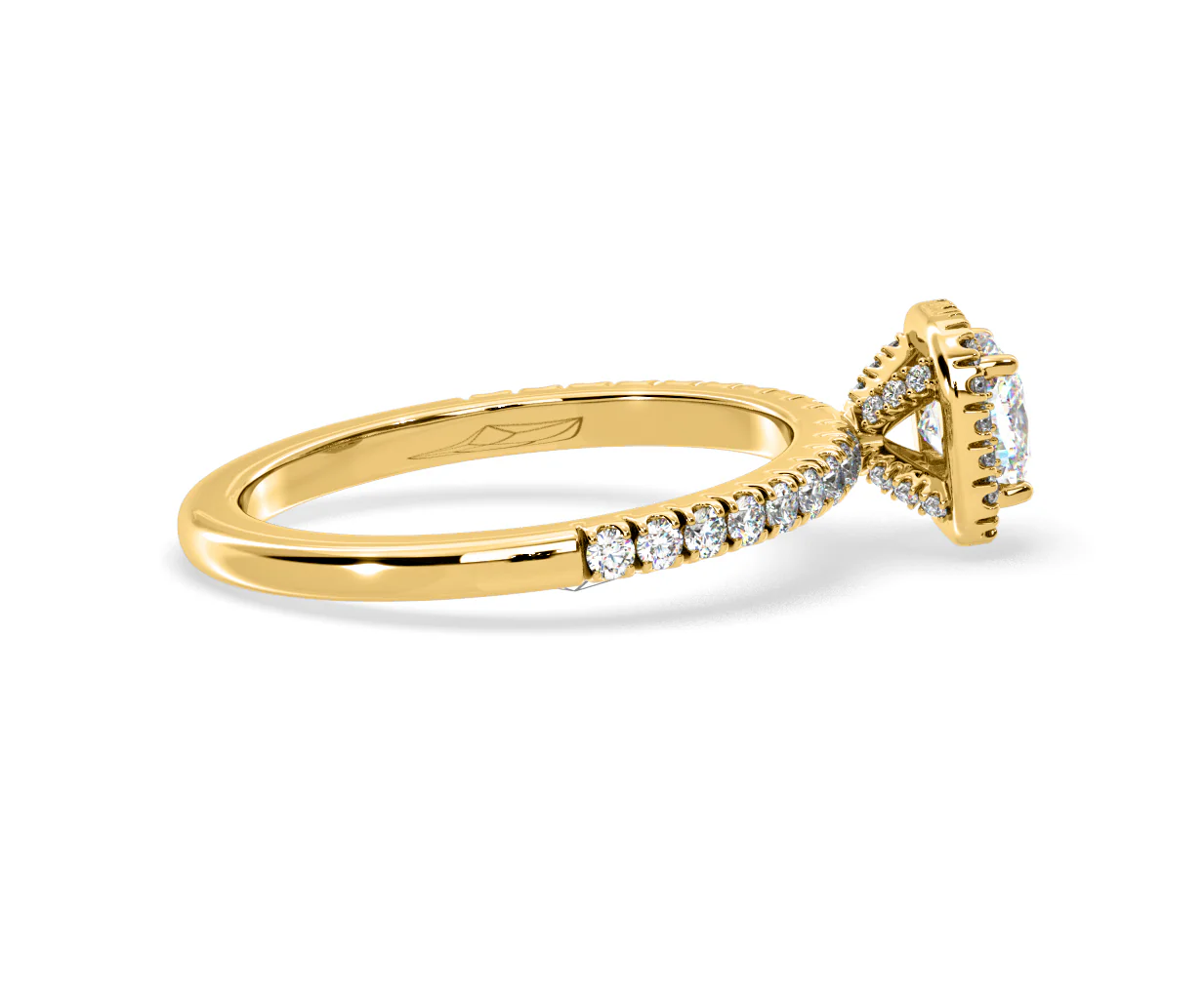 Beatrice GIA Diamond Halo Engagement Ring in 18K Gold 1.25ct G/SI2 - Image 145