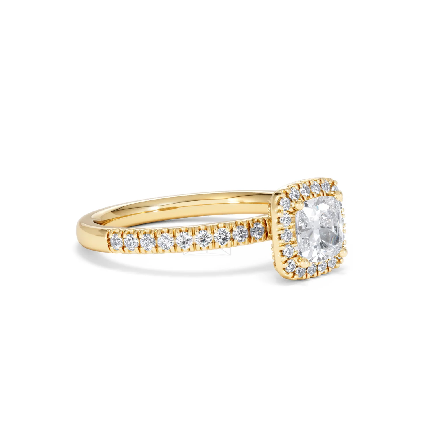 Beatrice GIA Diamond Halo Engagement Ring in 18K Gold 1.25ct G/SI2 - Image 18