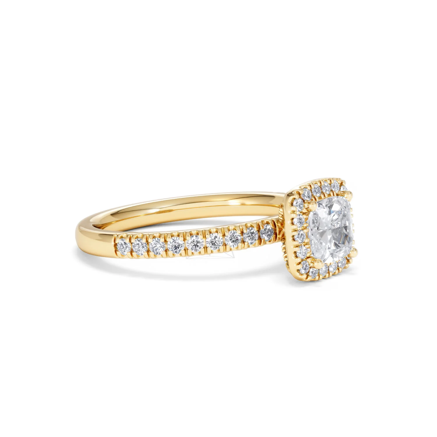 Beatrice GIA Diamond Halo Engagement Ring in 18K Gold 1.25ct G/SI2 - Image 19