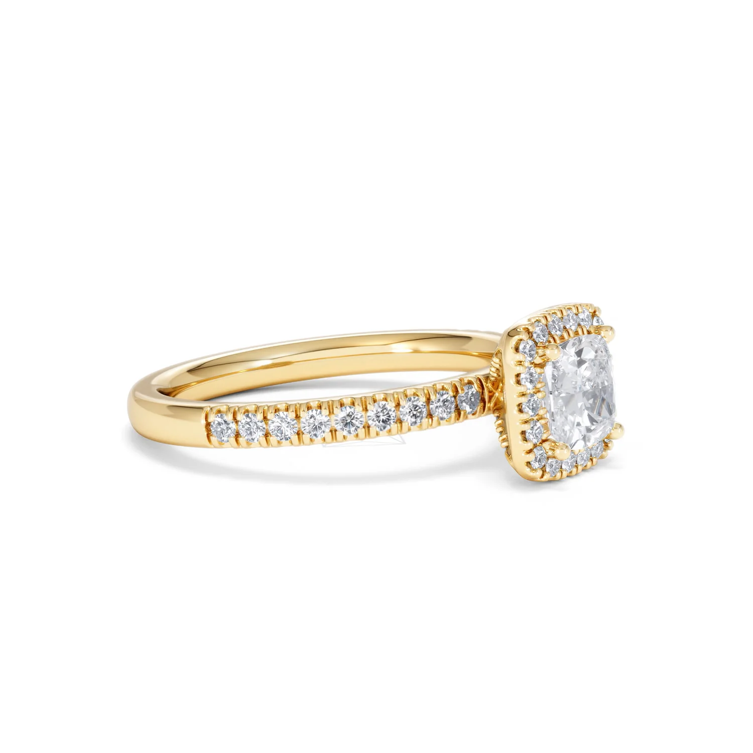 Beatrice GIA Diamond Halo Engagement Ring in 18K Gold 1.25ct G/SI2 - Image 20