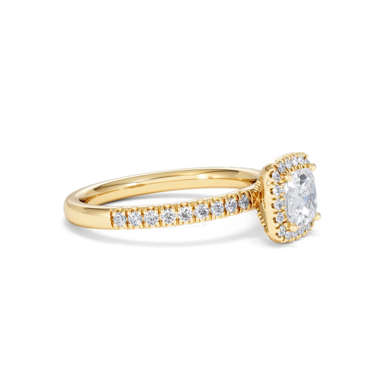 Beatrice GIA Diamond Halo Engagement Ring in 18K Gold 1.25ct G/SI2 - Image 21