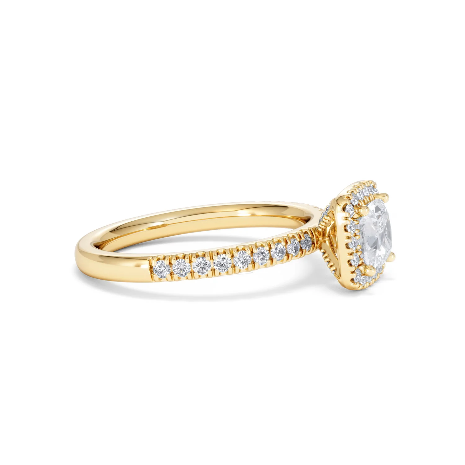 Beatrice GIA Diamond Halo Engagement Ring in 18K Gold 1.25ct G/SI2 - Image 23