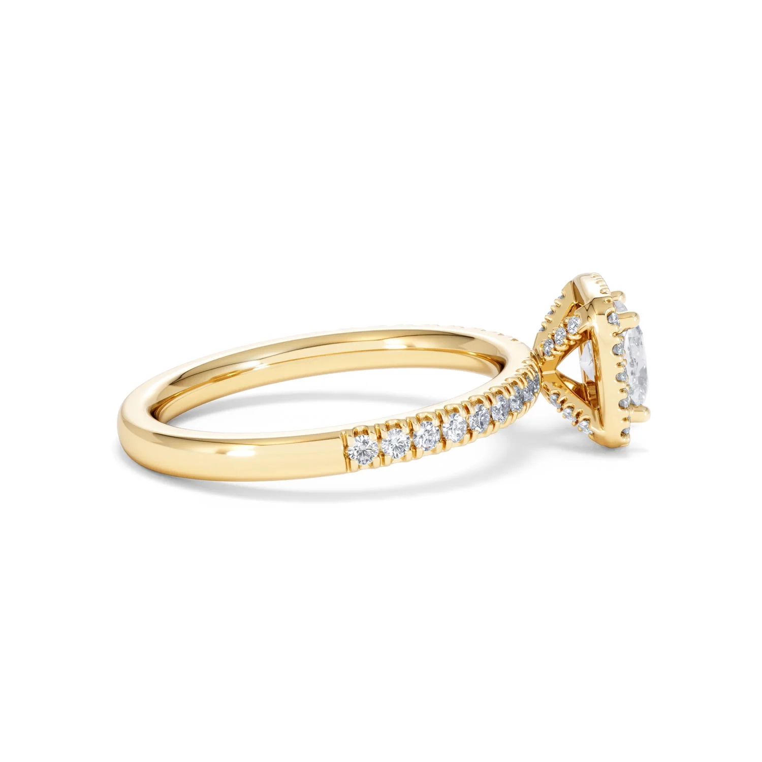 Beatrice GIA Diamond Halo Engagement Ring in 18K Gold 1.25ct G/SI2 - Image 29