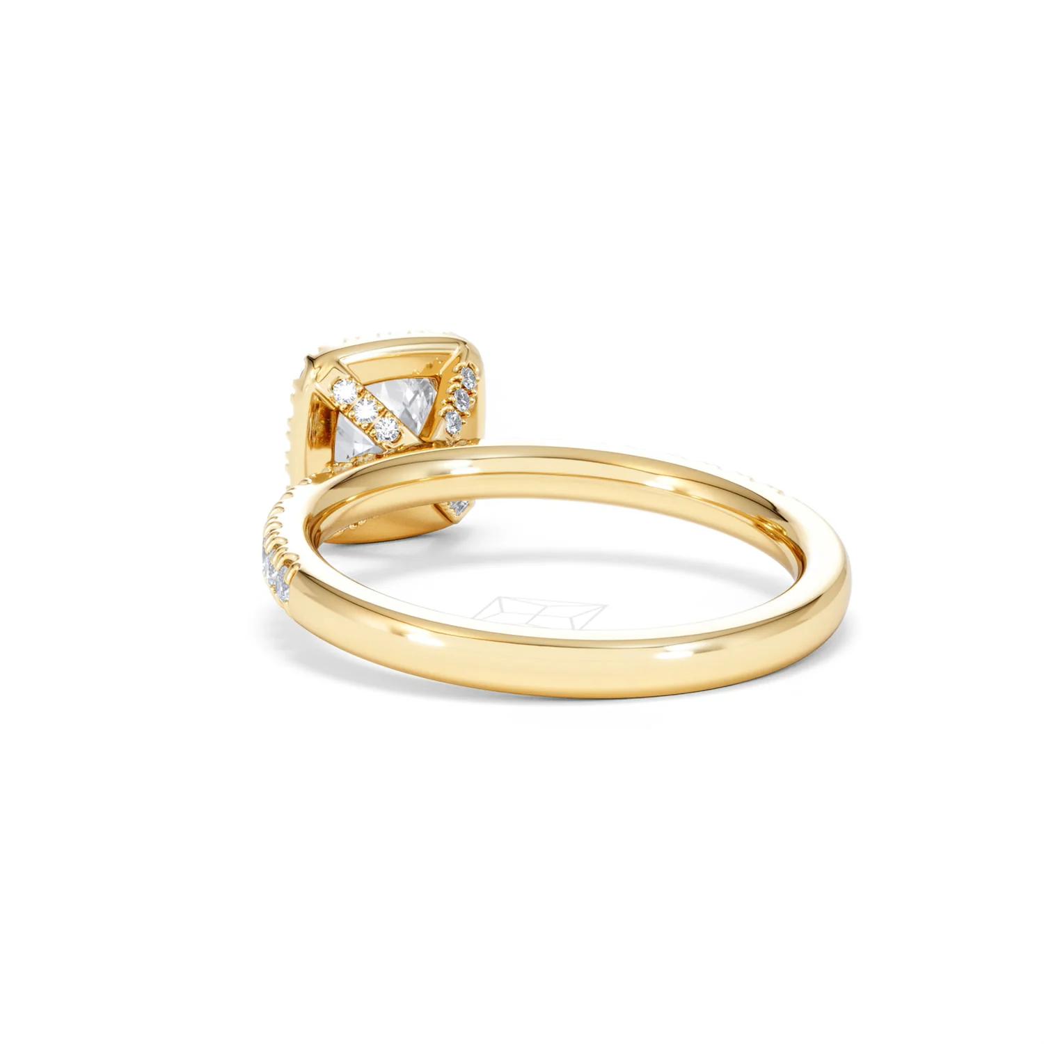 Beatrice GIA Diamond Halo Engagement Ring in 18K Gold 1.25ct G/SI2 - Image 54