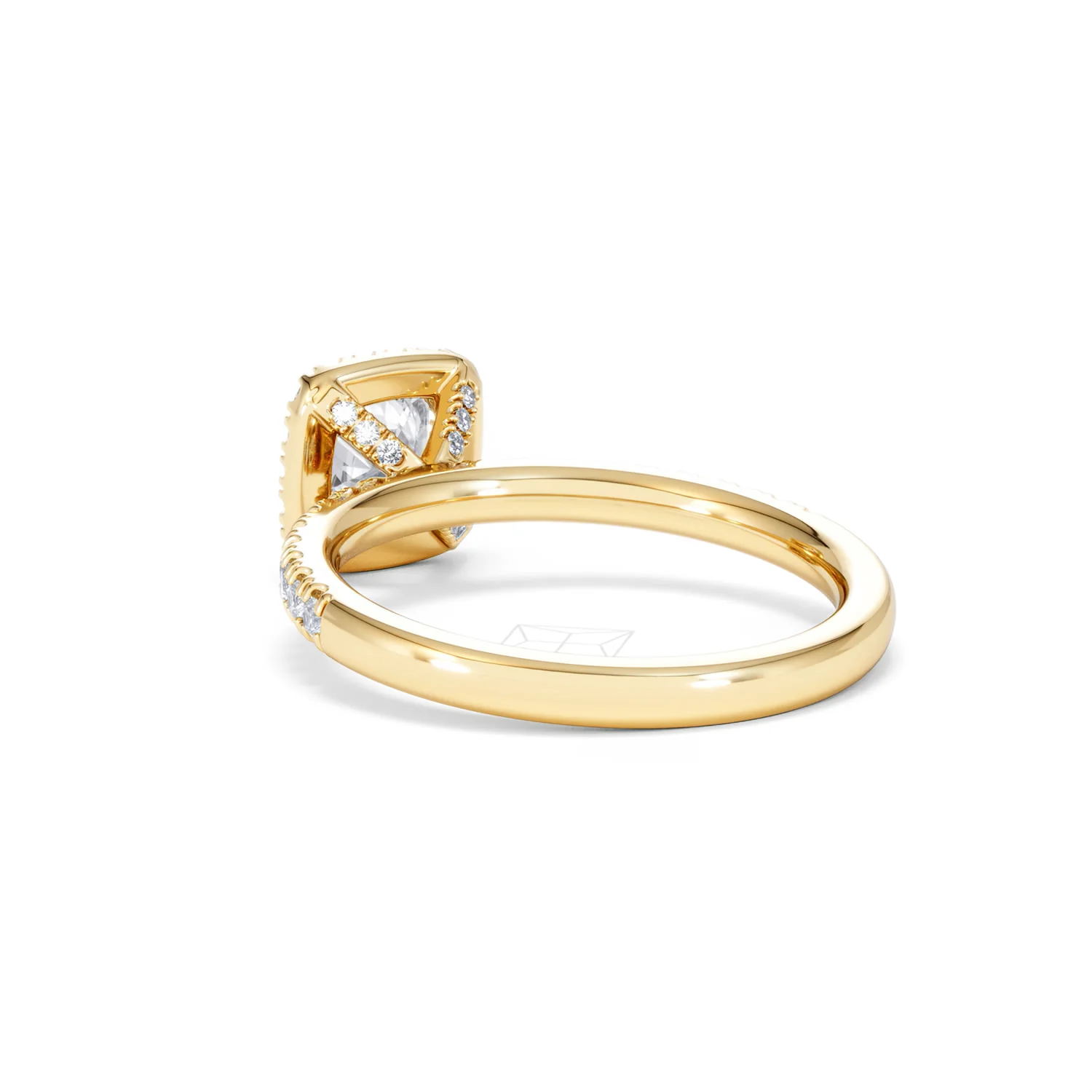 Beatrice GIA Diamond Halo Engagement Ring in 18K Gold 1.25ct G/SI2 - Image 55