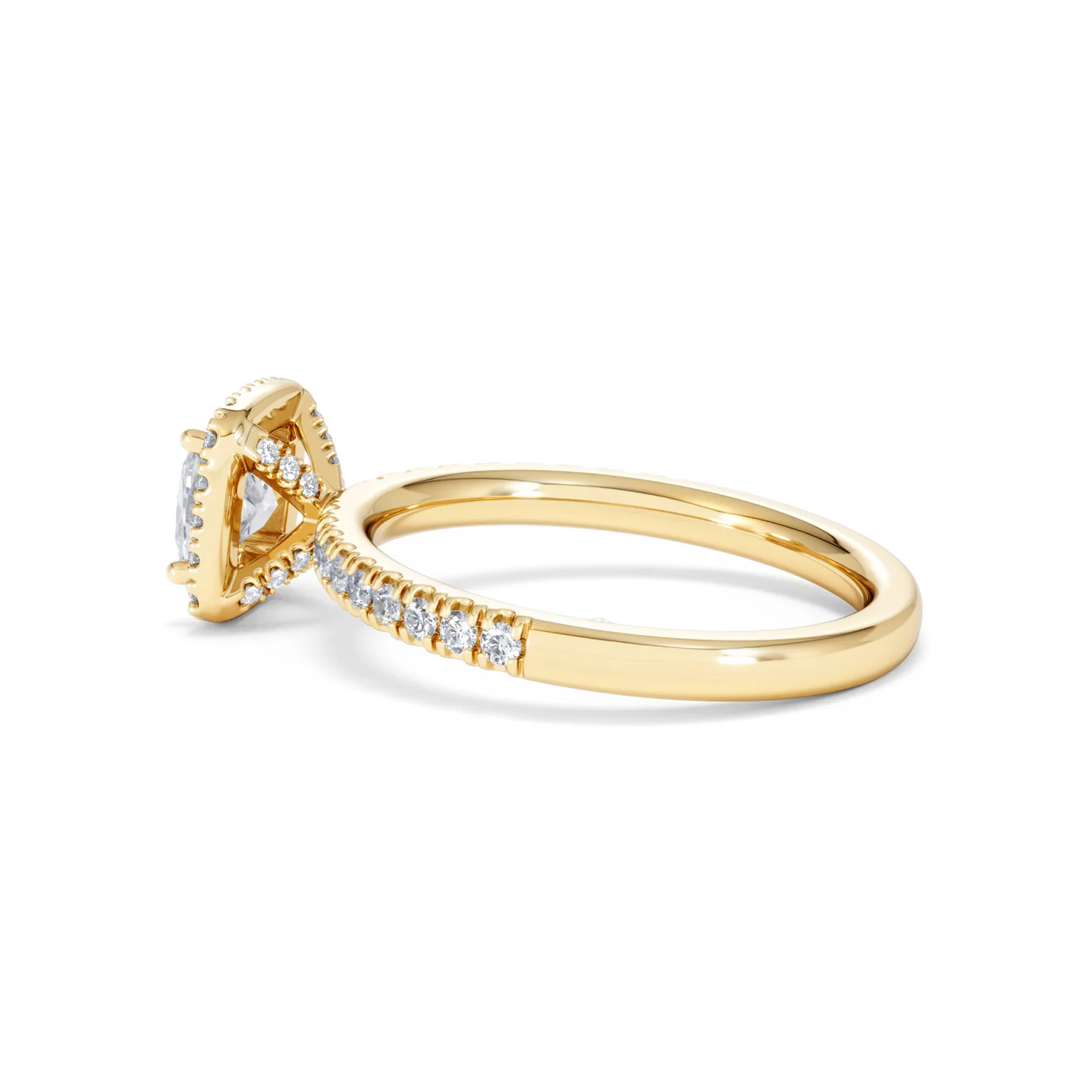 Beatrice GIA Diamond Halo Engagement Ring in 18K Gold 1.25ct G/SI2 - Image 64