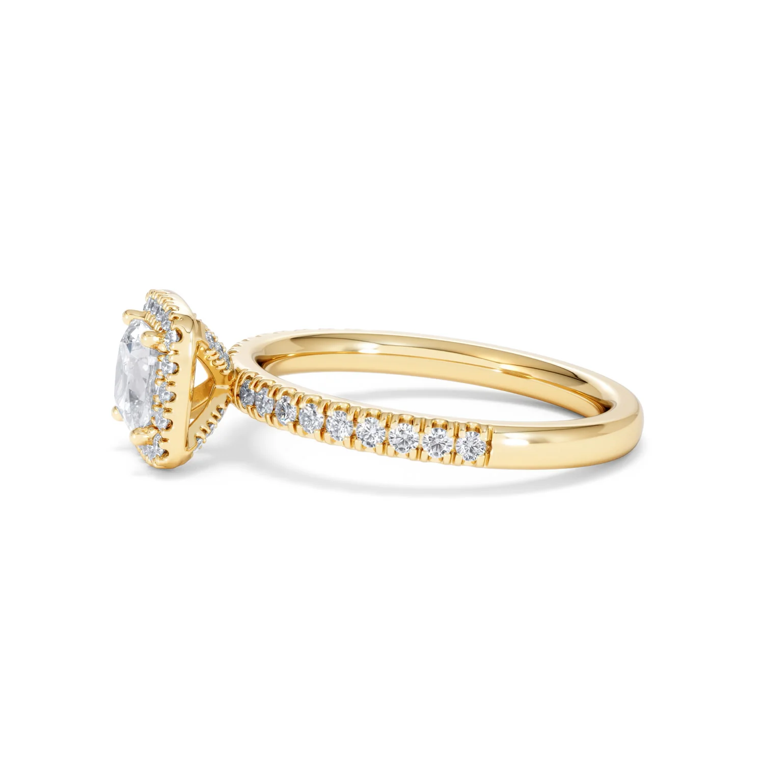 Beatrice GIA Diamond Halo Engagement Ring in 18K Gold 1.25ct G/SI2 - Image 71