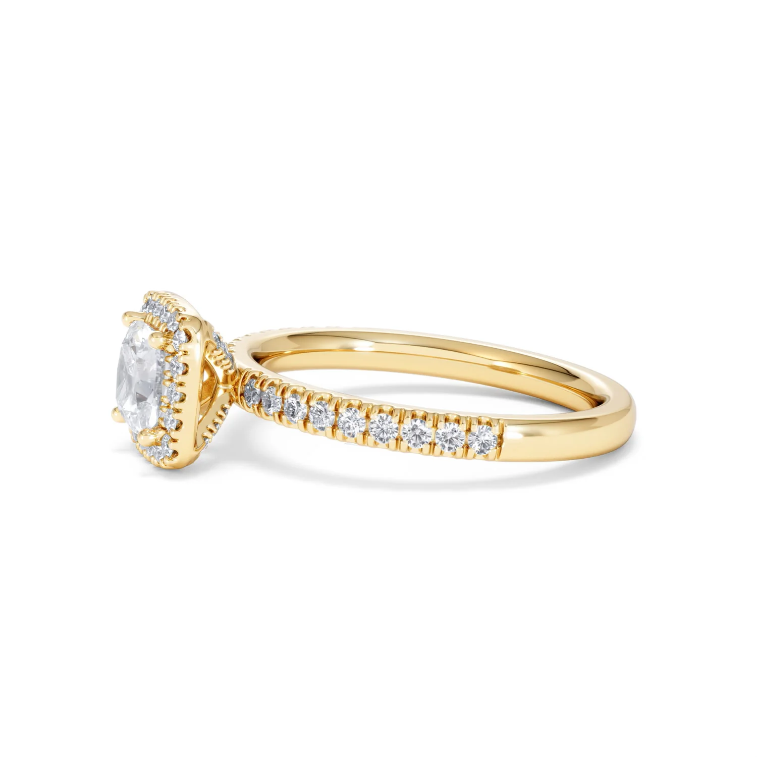 Beatrice GIA Diamond Halo Engagement Ring in 18K Gold 1.25ct G/SI2 - Image 72