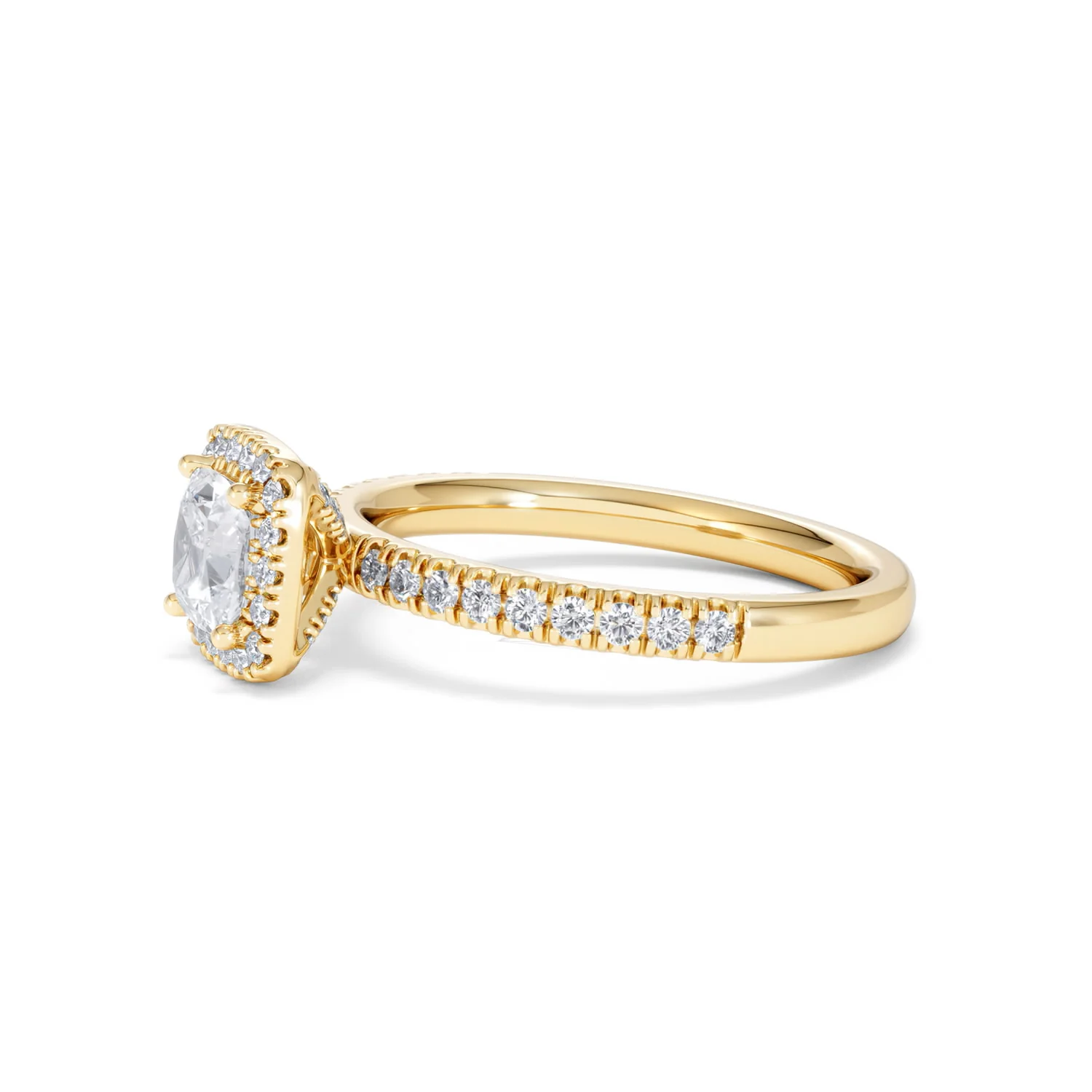 Beatrice GIA Diamond Halo Engagement Ring in 18K Gold 1.25ct G/SI2 - Image 73