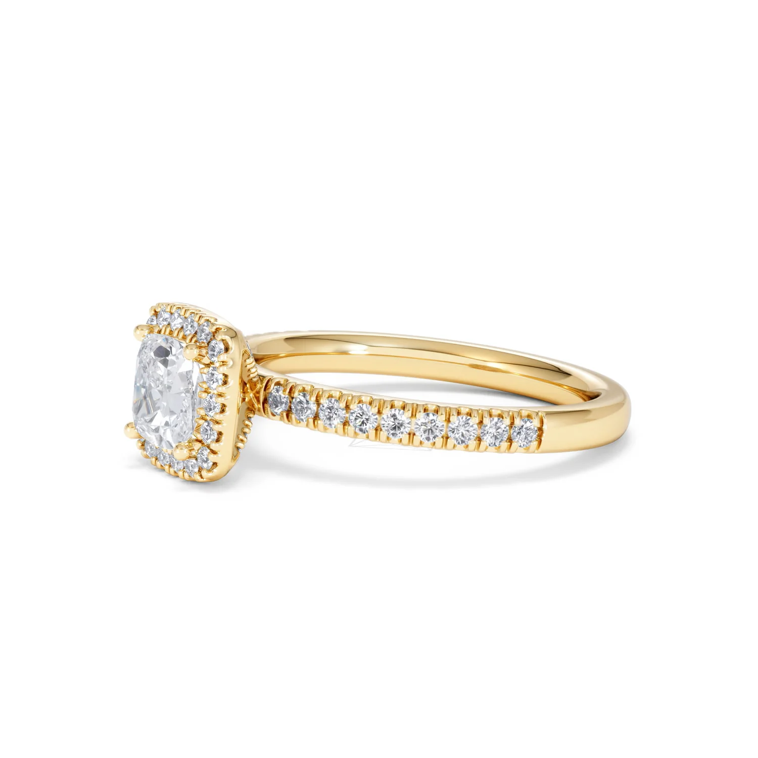 Beatrice GIA Diamond Halo Engagement Ring in 18K Gold 1.25ct G/SI2 - Image 75