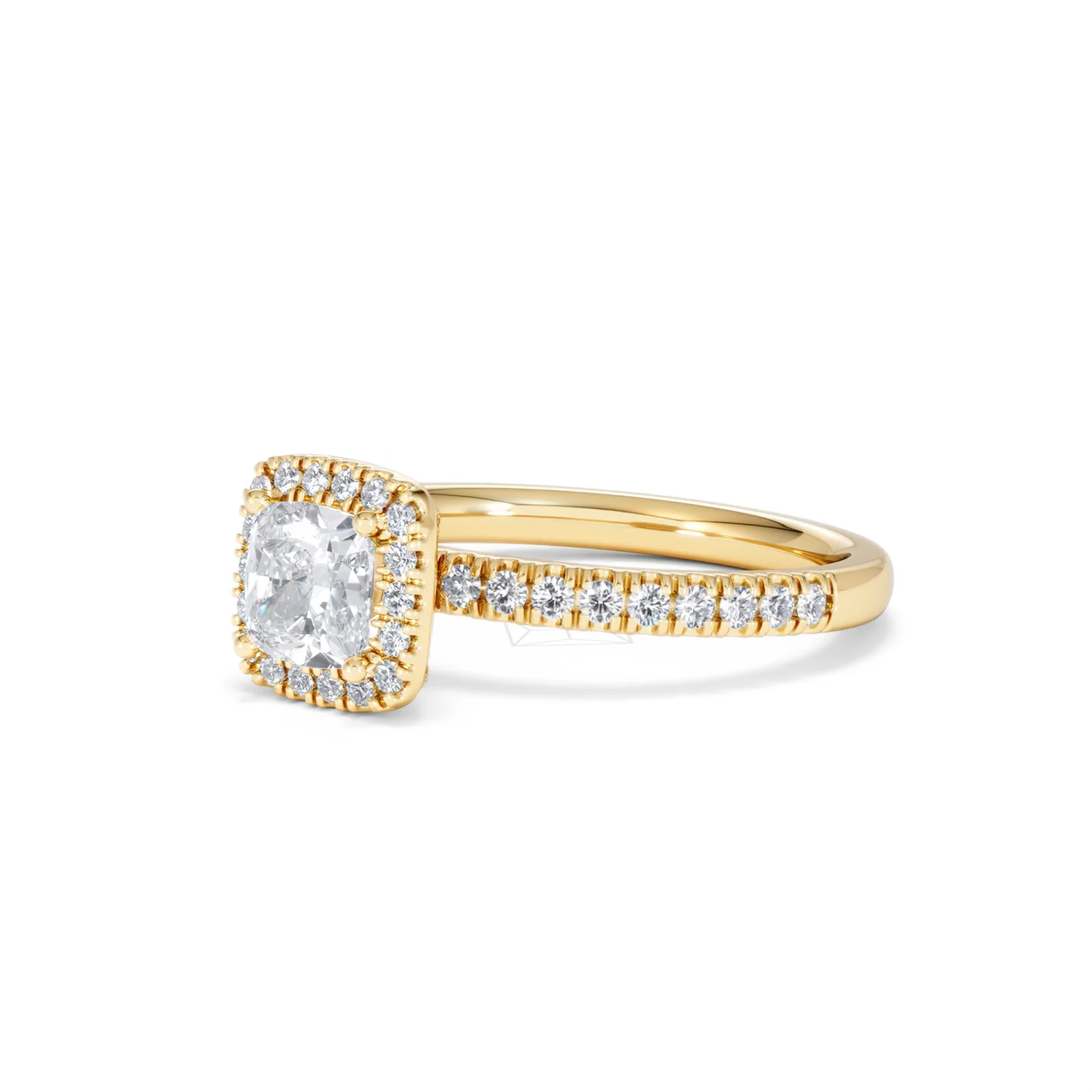 Beatrice GIA Diamond Halo Engagement Ring in 18K Gold 1.25ct G/SI2 - Image 79