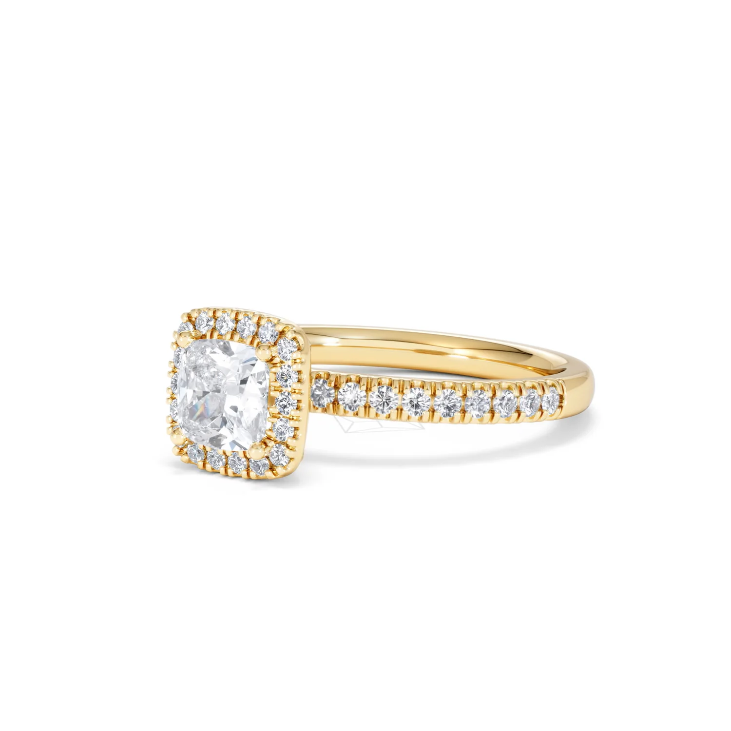 Beatrice GIA Diamond Halo Engagement Ring in 18K Gold 1.25ct G/SI2 - Image 80