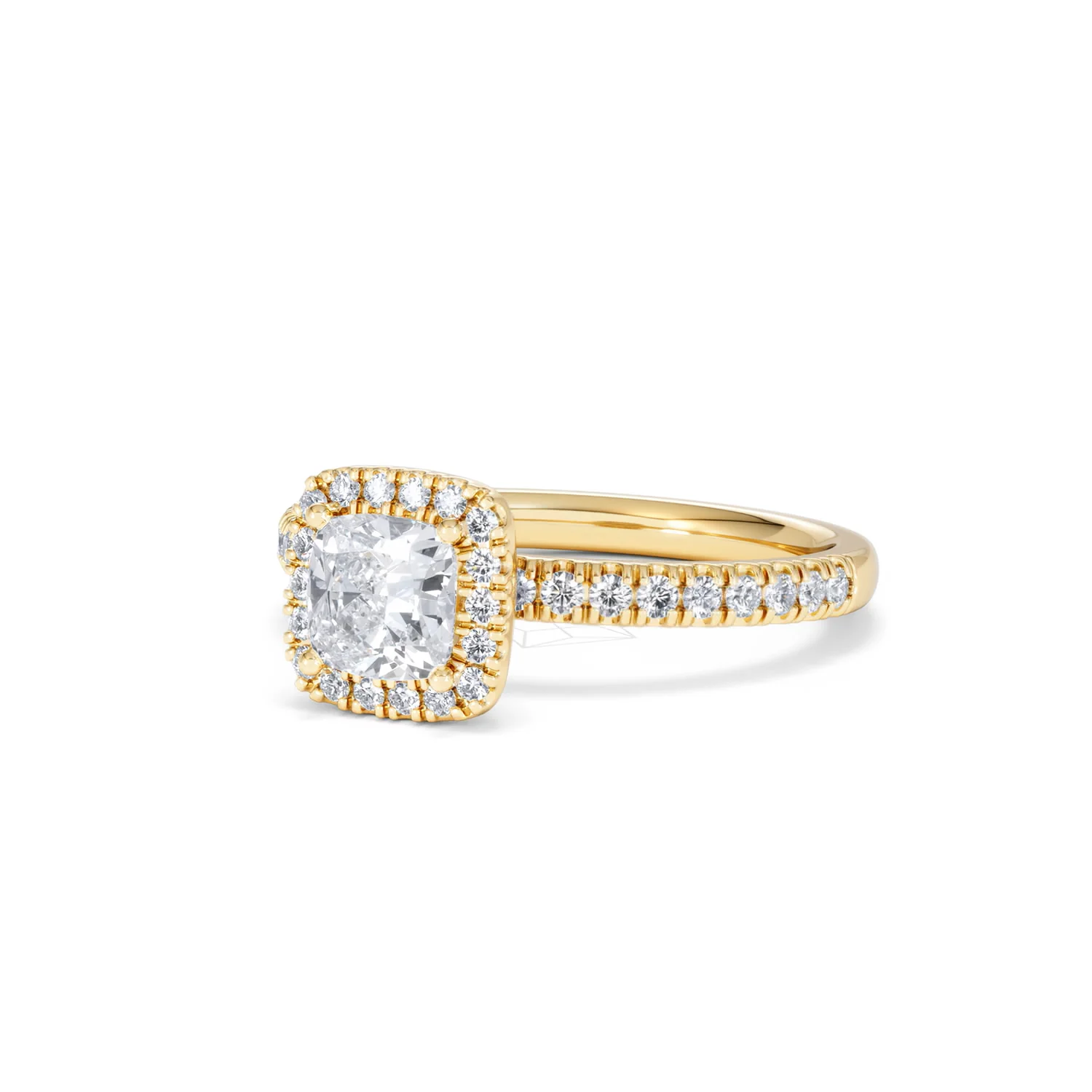 Beatrice GIA Diamond Halo Engagement Ring in 18K Gold 1.25ct G/SI2 - Image 82