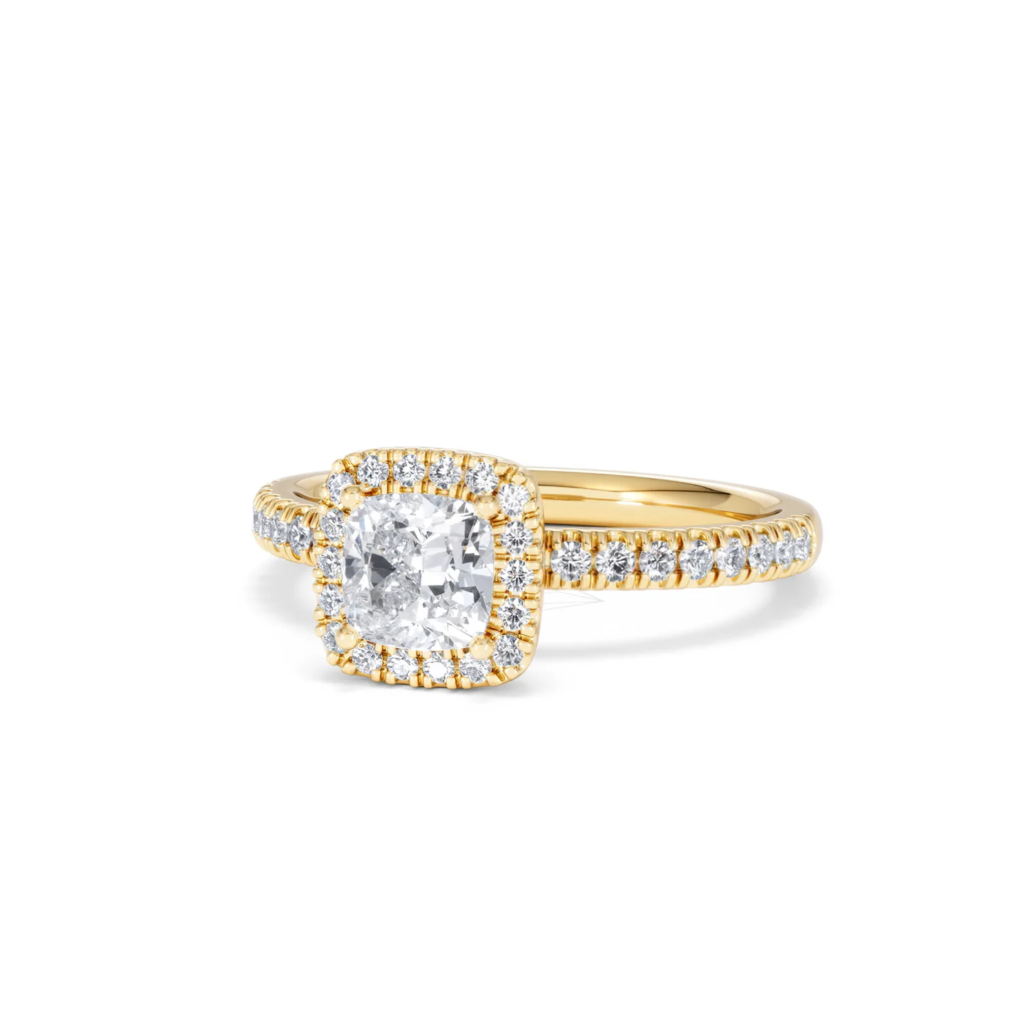 Beatrice GIA Diamond Halo Engagement Ring in 18K Gold 1.25ct G/SI2 - Image 84