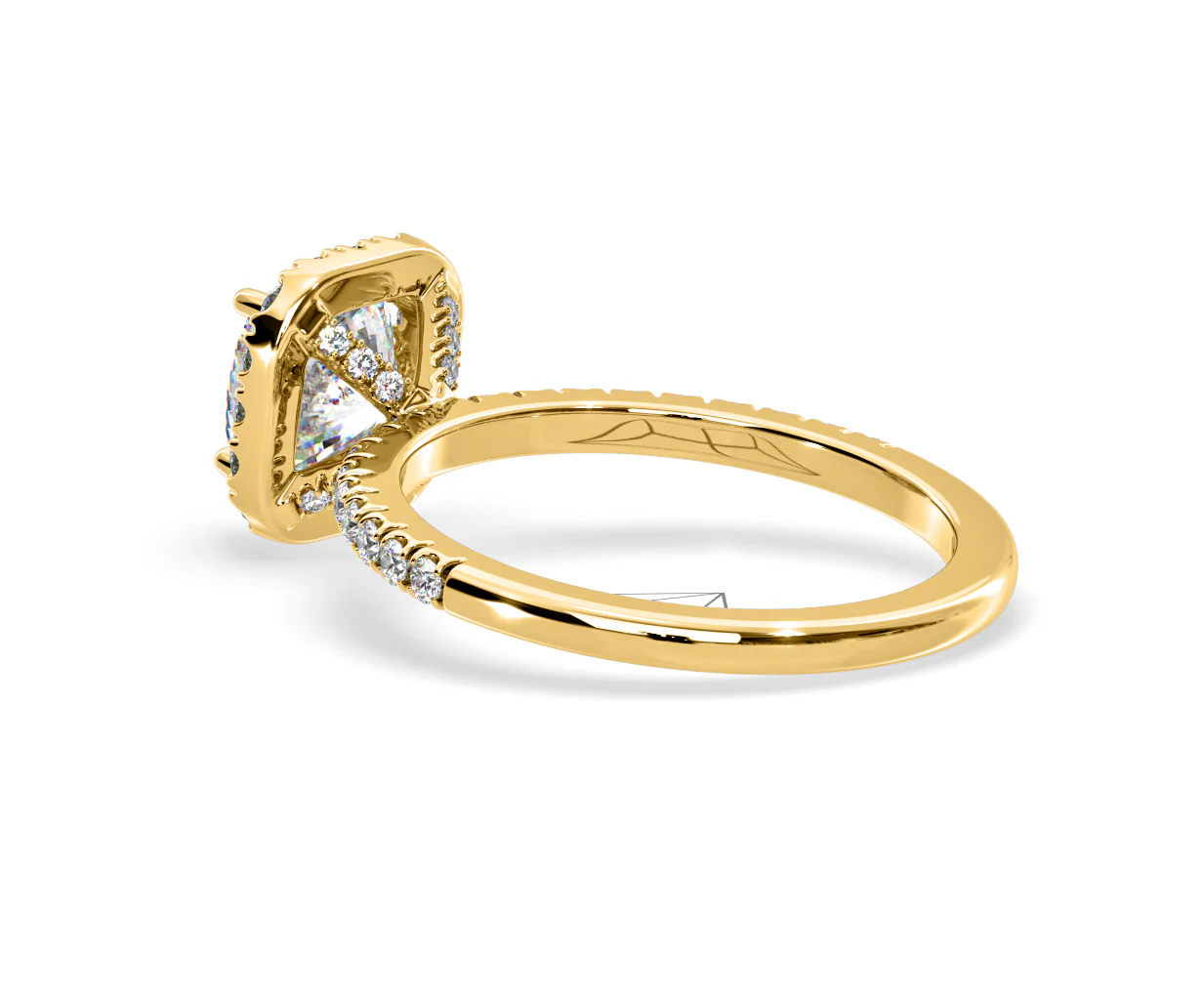 Beatrice GIA Diamond Halo Engagement Ring in 18K Gold 1.65ct G/SI2 - Image 117
