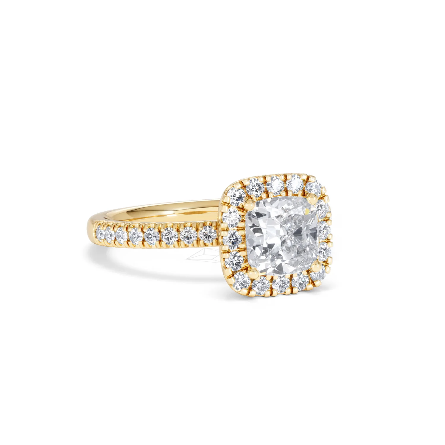 Beatrice GIA Diamond Halo Engagement Ring in 18K Gold 1.65ct G/SI2 - Image 13
