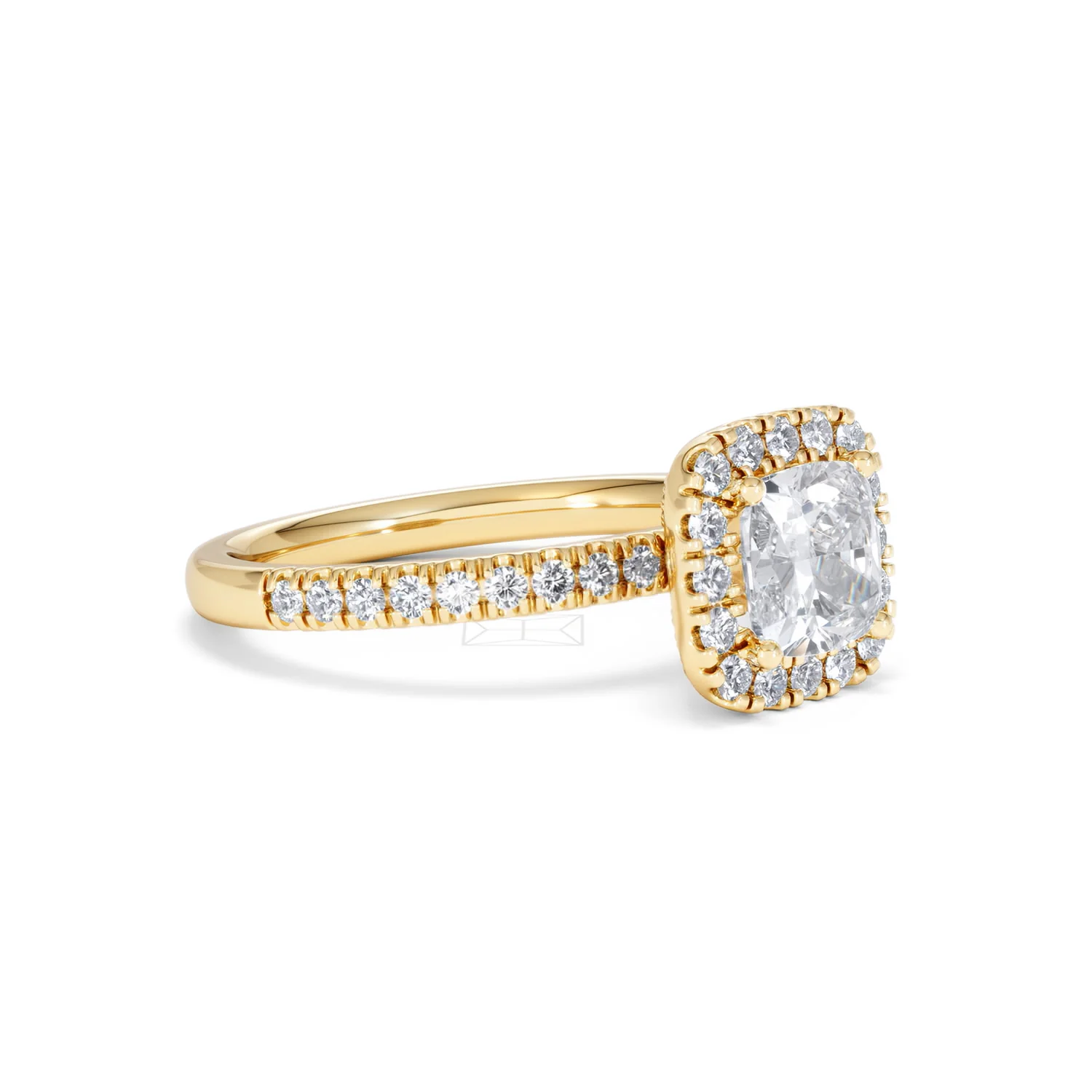 Beatrice GIA Diamond Halo Engagement Ring in 18K Gold 1.65ct G/SI2 - Image 18