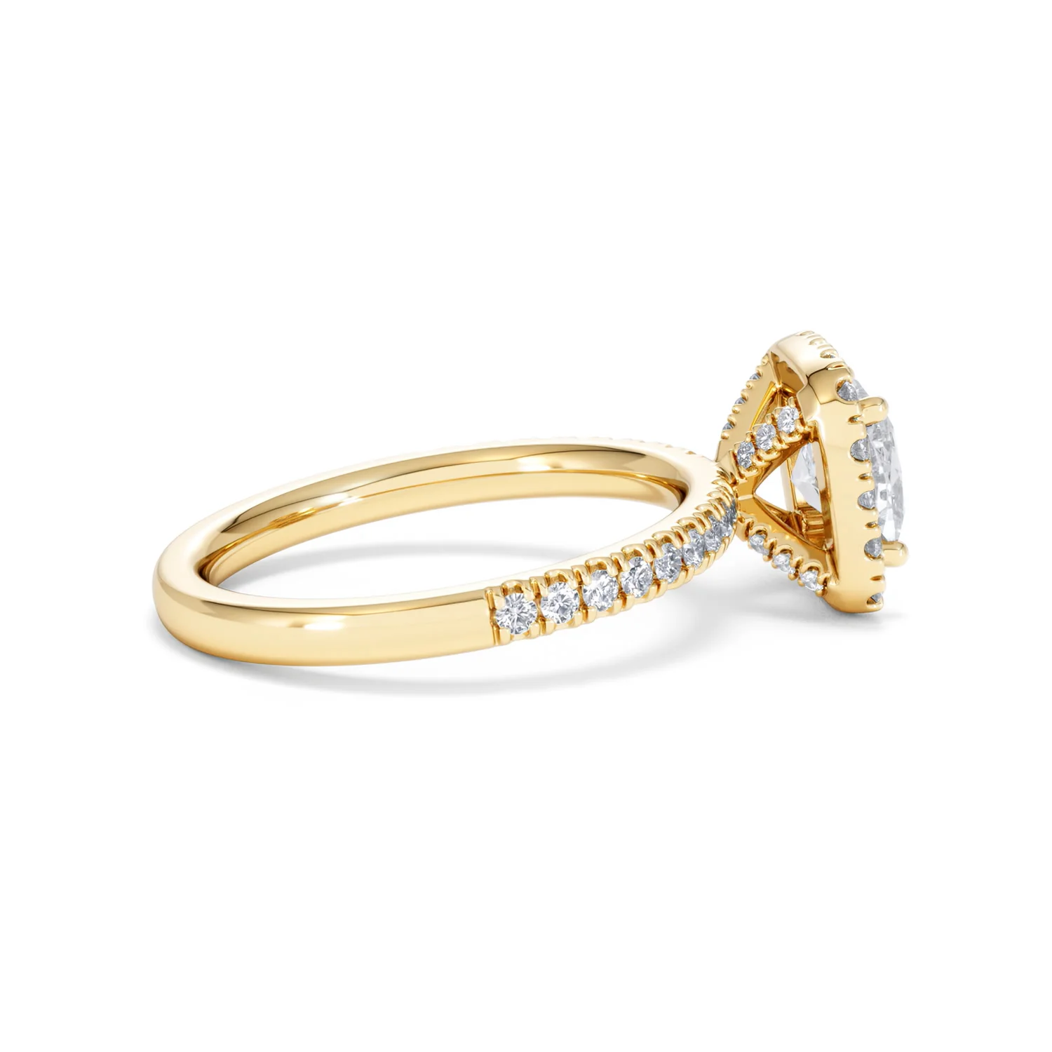 Beatrice GIA Diamond Halo Engagement Ring in 18K Gold 1.65ct G/SI2 - Image 30