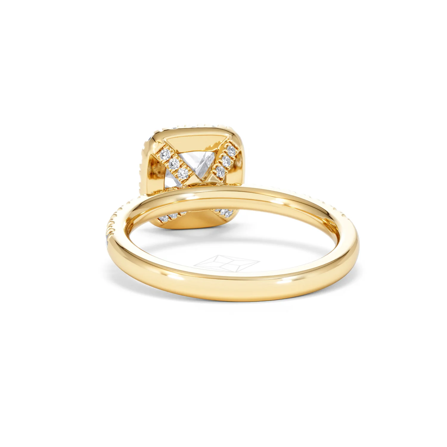 Beatrice GIA Diamond Halo Engagement Ring in 18K Gold 1.65ct G/SI2 - Image 51
