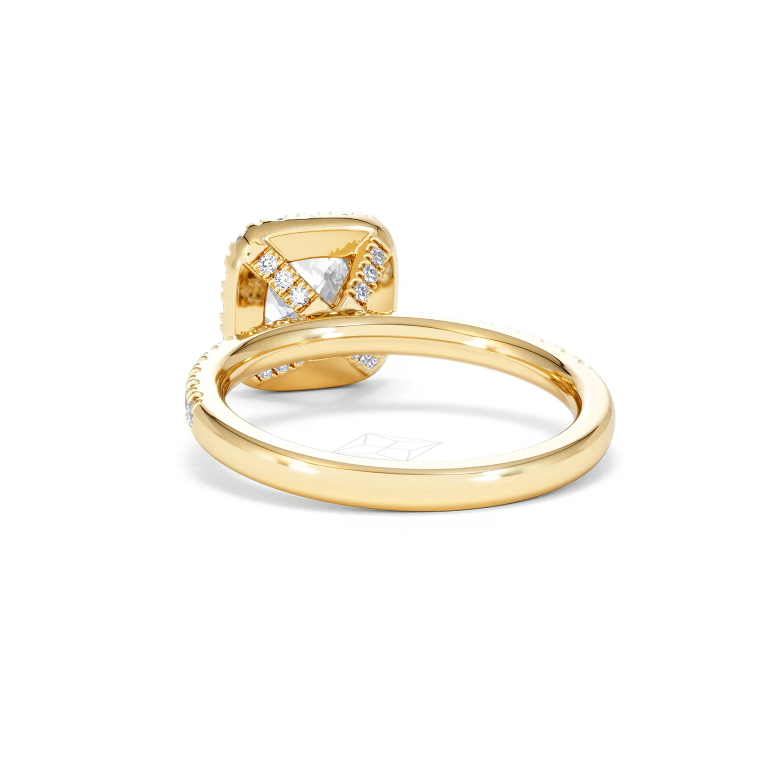 Beatrice GIA Diamond Halo Engagement Ring in 18K Gold 1.65ct G/SI2 - Image 52