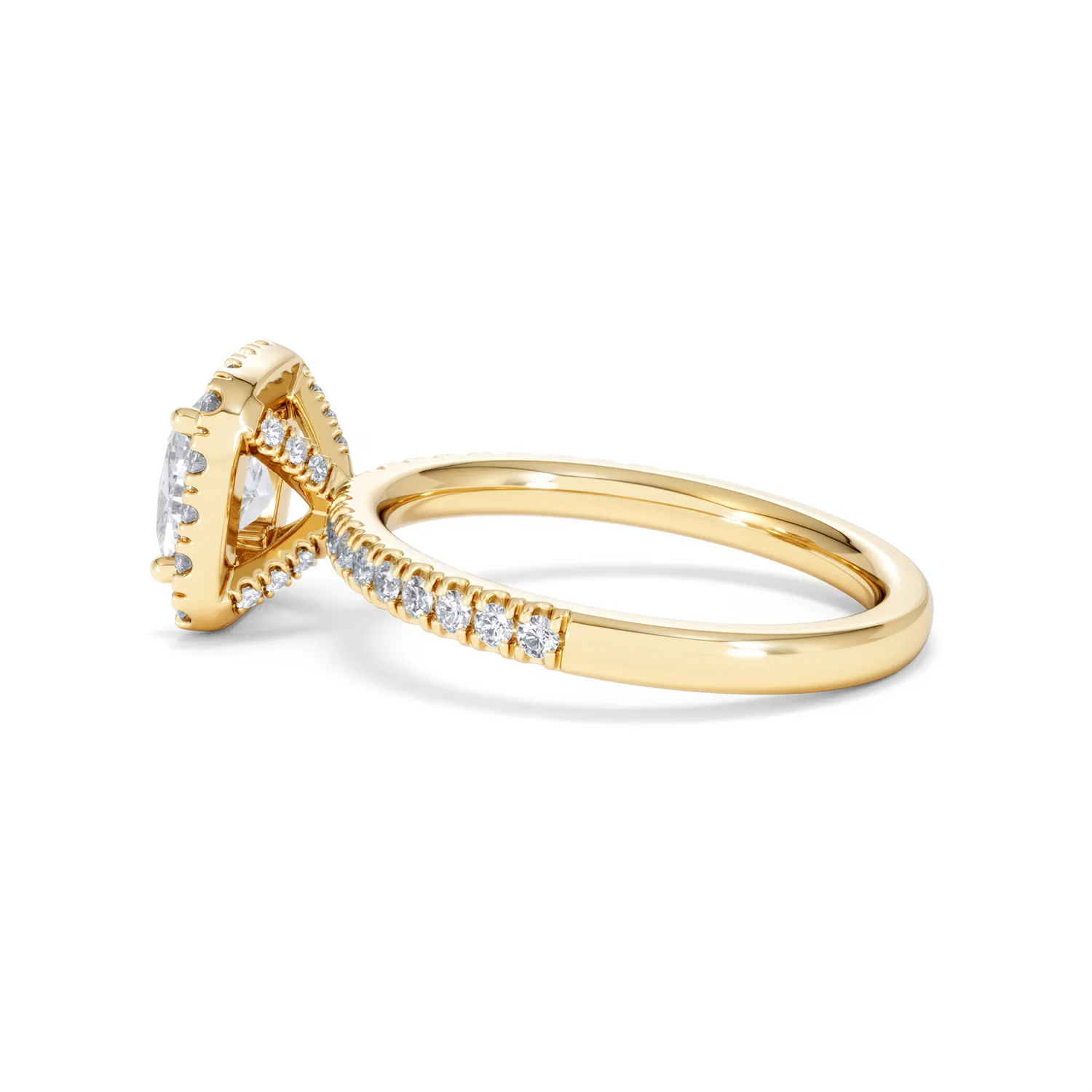 Beatrice GIA Diamond Halo Engagement Ring in 18K Gold 1.65ct G/SI2 - Image 65