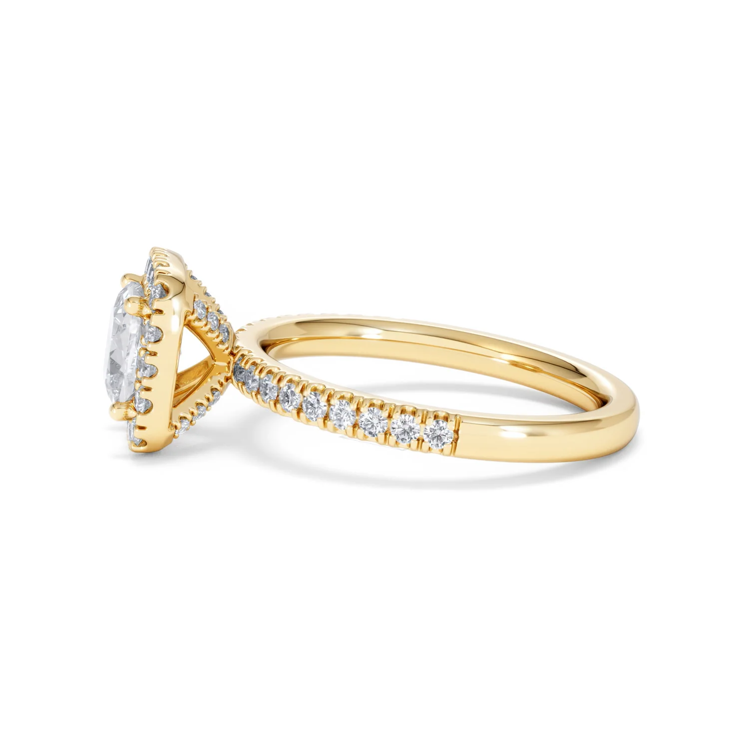 Beatrice GIA Diamond Halo Engagement Ring in 18K Gold 1.65ct G/SI2 - Image 69