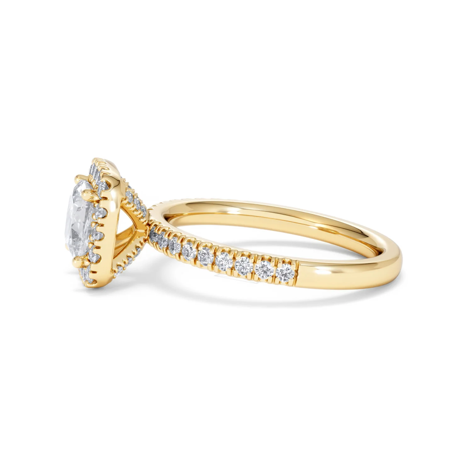 Beatrice GIA Diamond Halo Engagement Ring in 18K Gold 1.65ct G/SI2 - Image 70