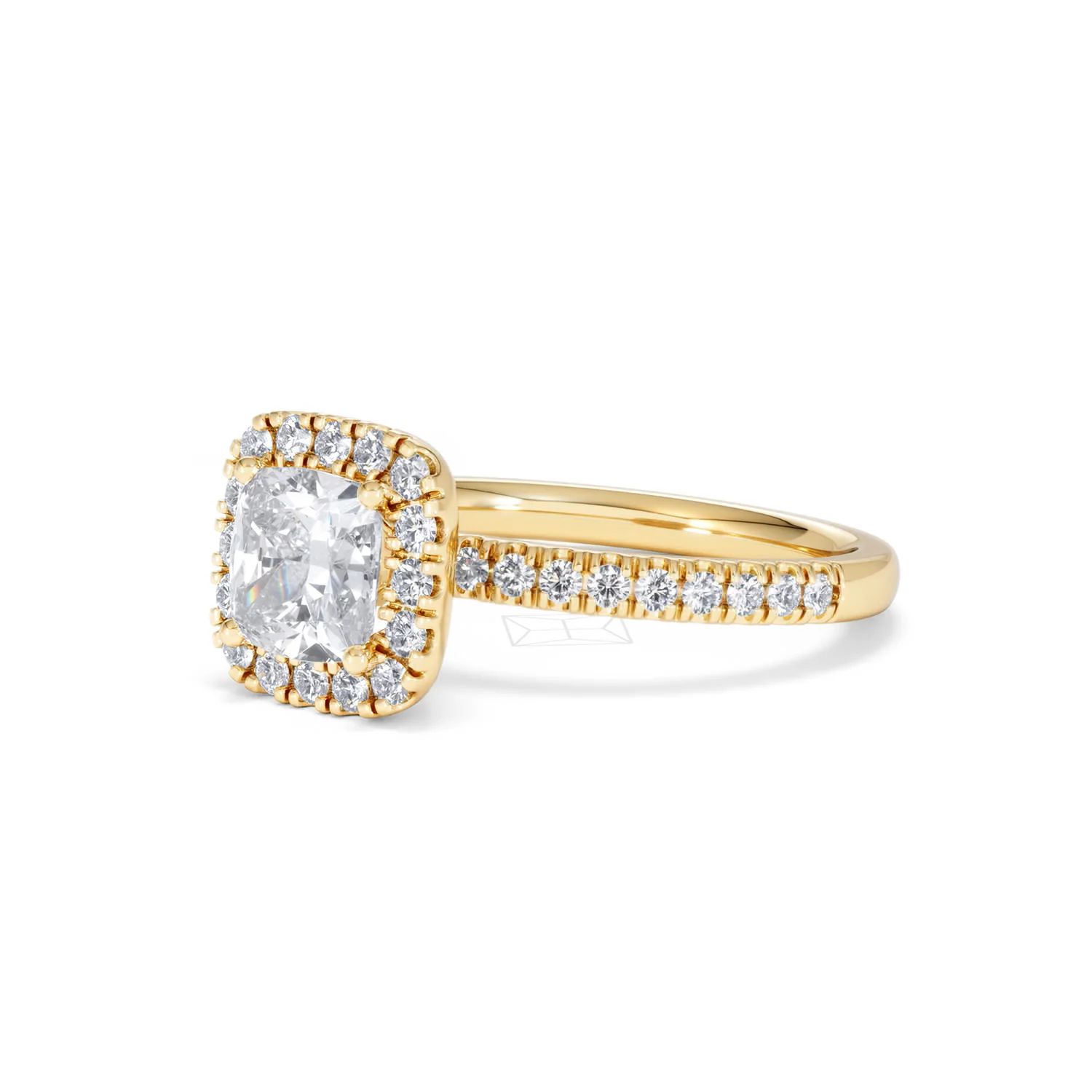 Beatrice GIA Diamond Halo Engagement Ring in 18K Gold 1.65ct G/SI2 - Image 79