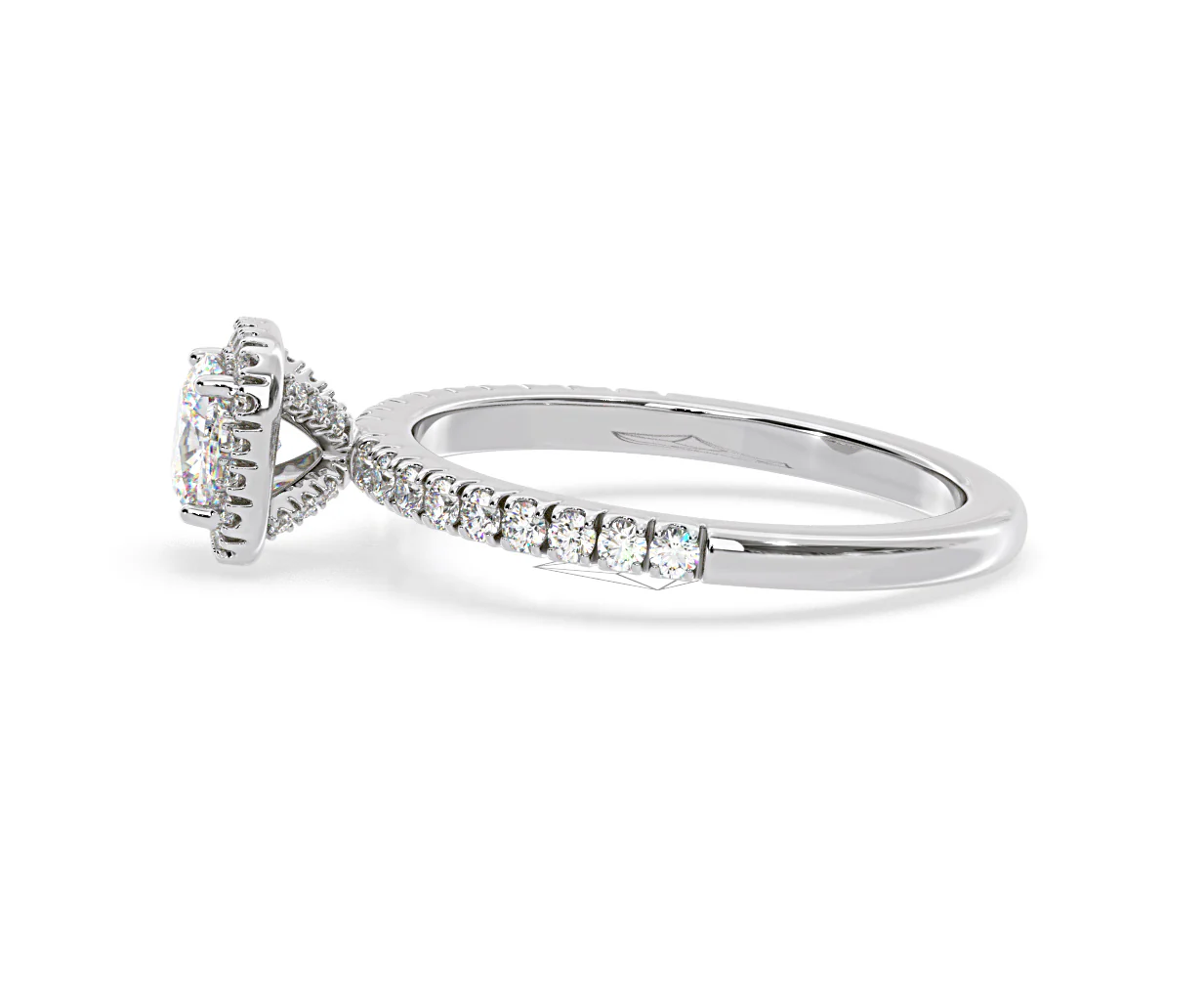 Beatrice GIA Diamond Halo Engagement Ring in Platinum 1.25ct G/SI2 - Image 107