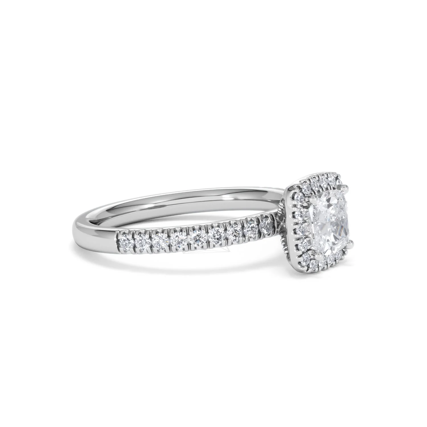 Beatrice GIA Diamond Halo Engagement Ring in Platinum 1.25ct G/SI2 - Image 20