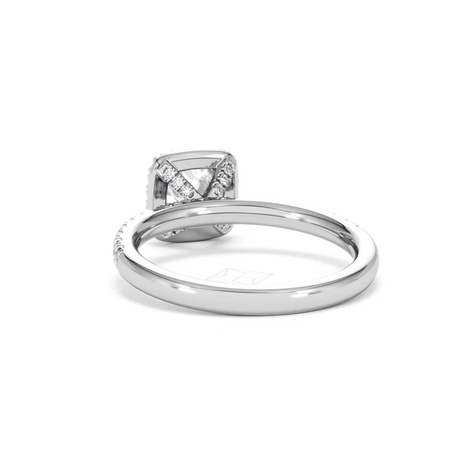 Beatrice GIA Diamond Halo Engagement Ring in Platinum 1.25ct G/SI2 - Image 52